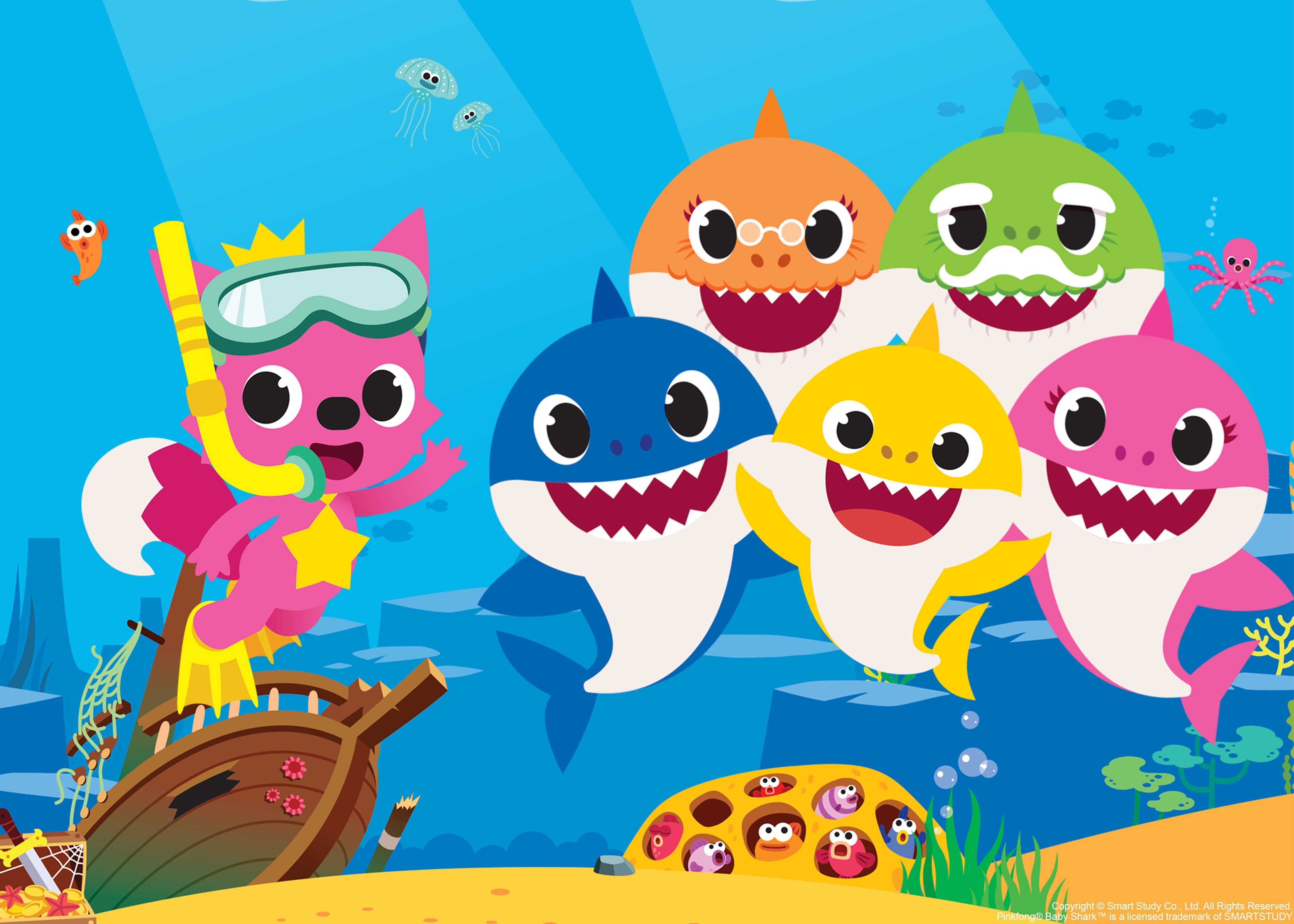 4200x3000 Birthday Baby Shark Wallpaper Free Birthday Baby Shark Background, Desktop