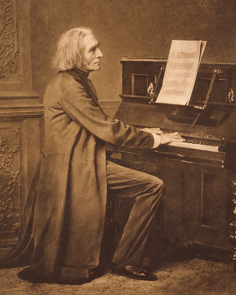 800x1000 Franz Liszt (1811 86) At The Piano Artist As Art Print Or Hand Painted Oil, Phone