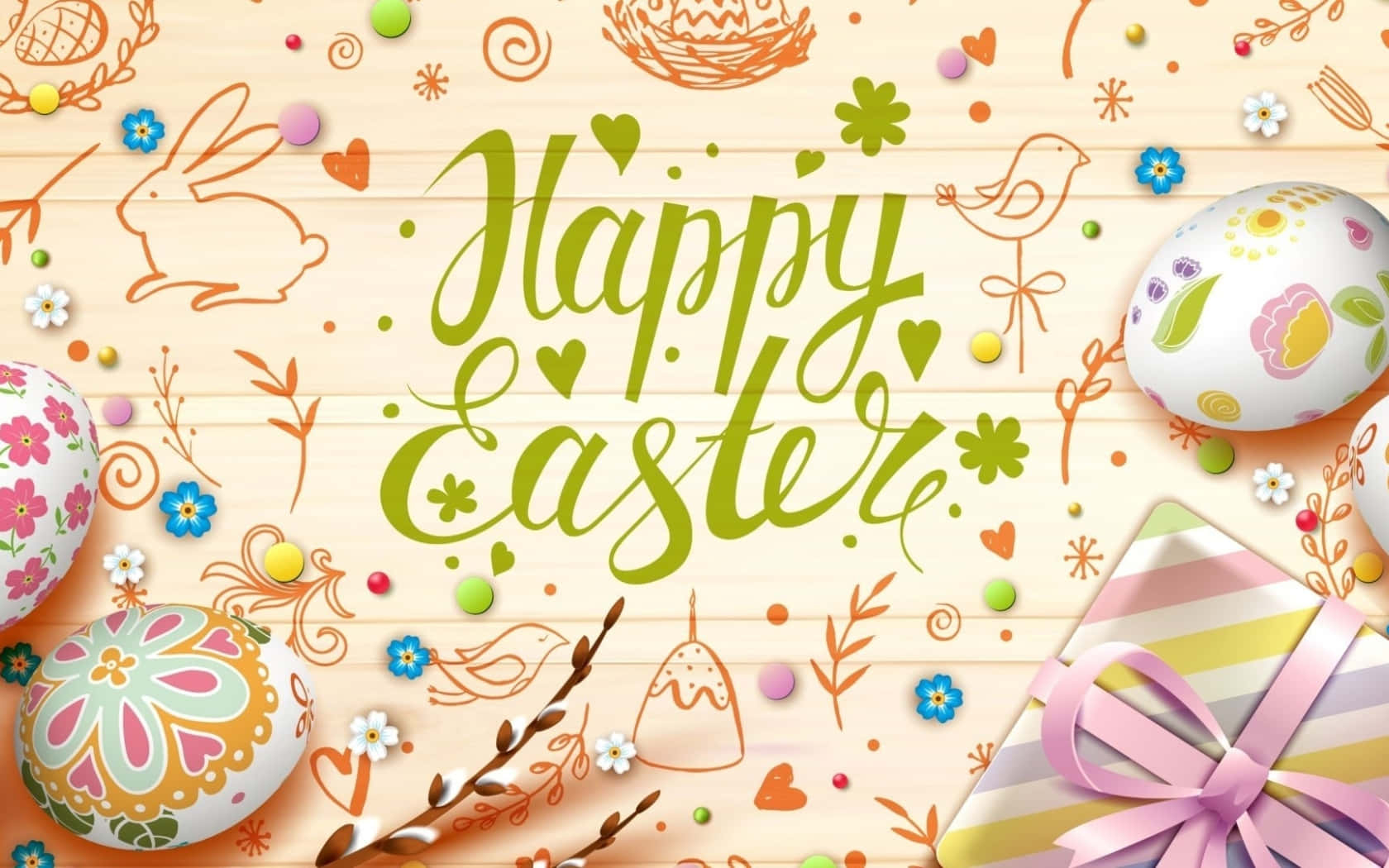 1680x1050 Free Cute Happy Easter Wallpaper Downloads, Cute Happy Easter Wallpaper for FREE, Desktop