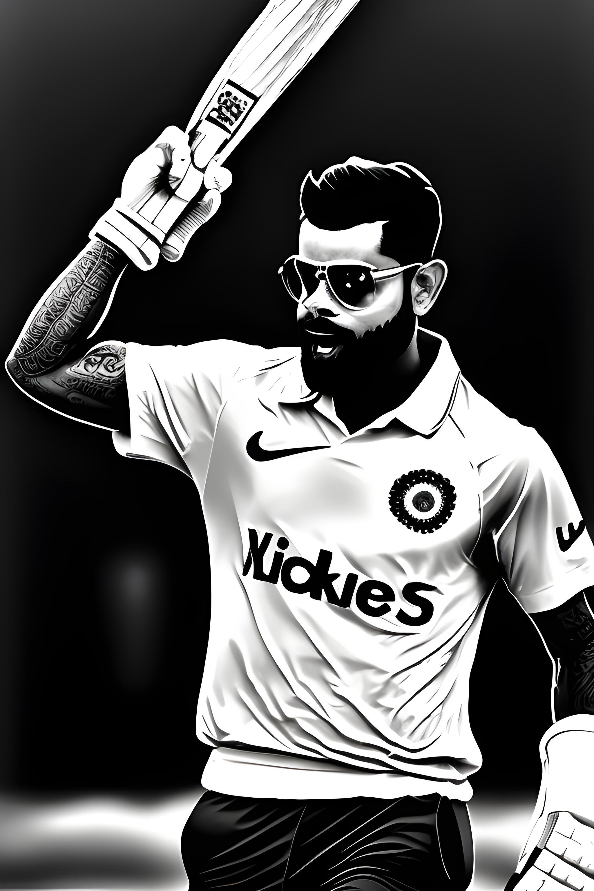 2050x3080 Vintage picture of Virat kohli, Phone