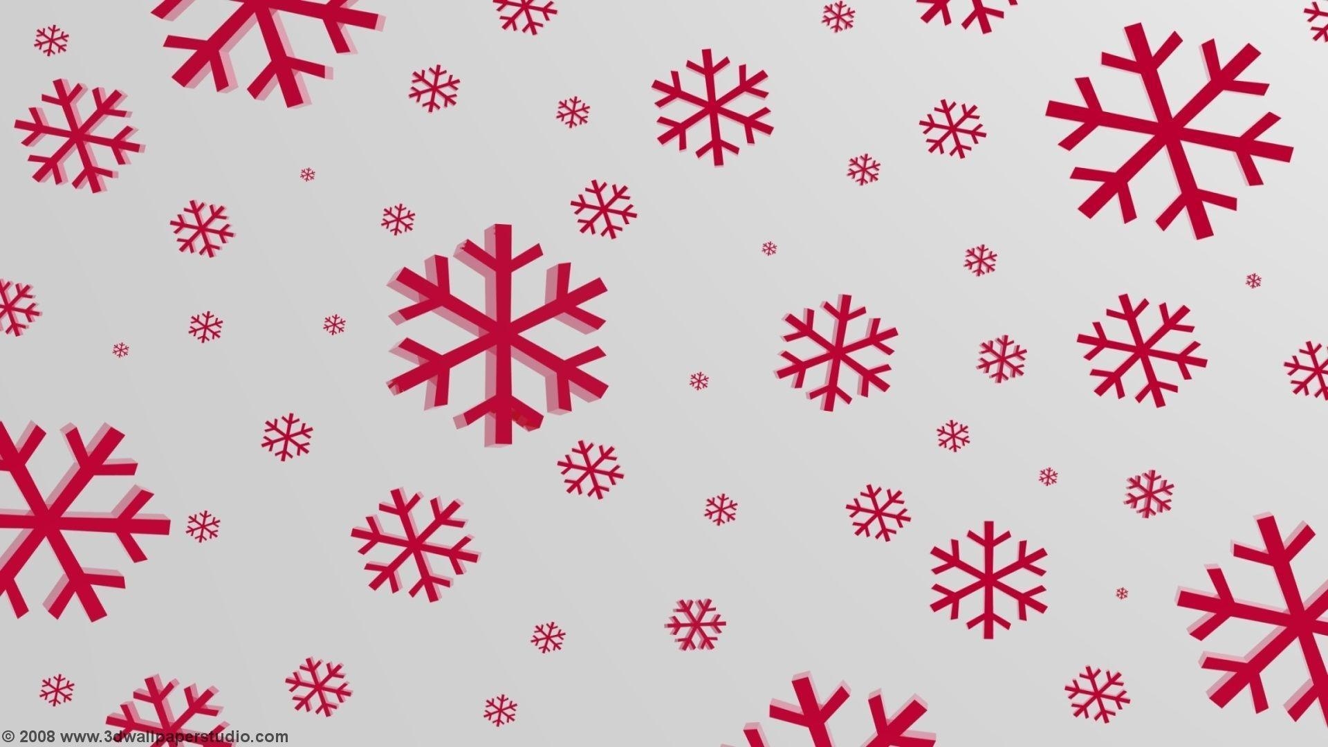 1920x1080 Snowflakes on White Wallpaper, Desktop