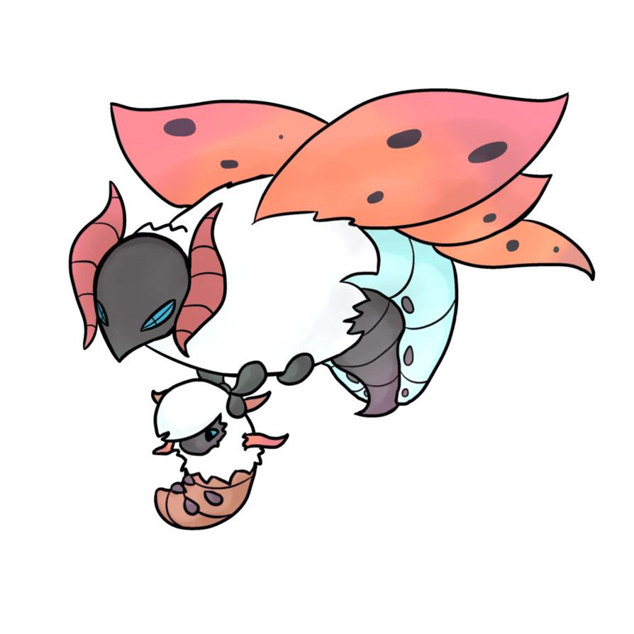 900x900 Larvesta And Volcarona by Angel-Tale, Phone