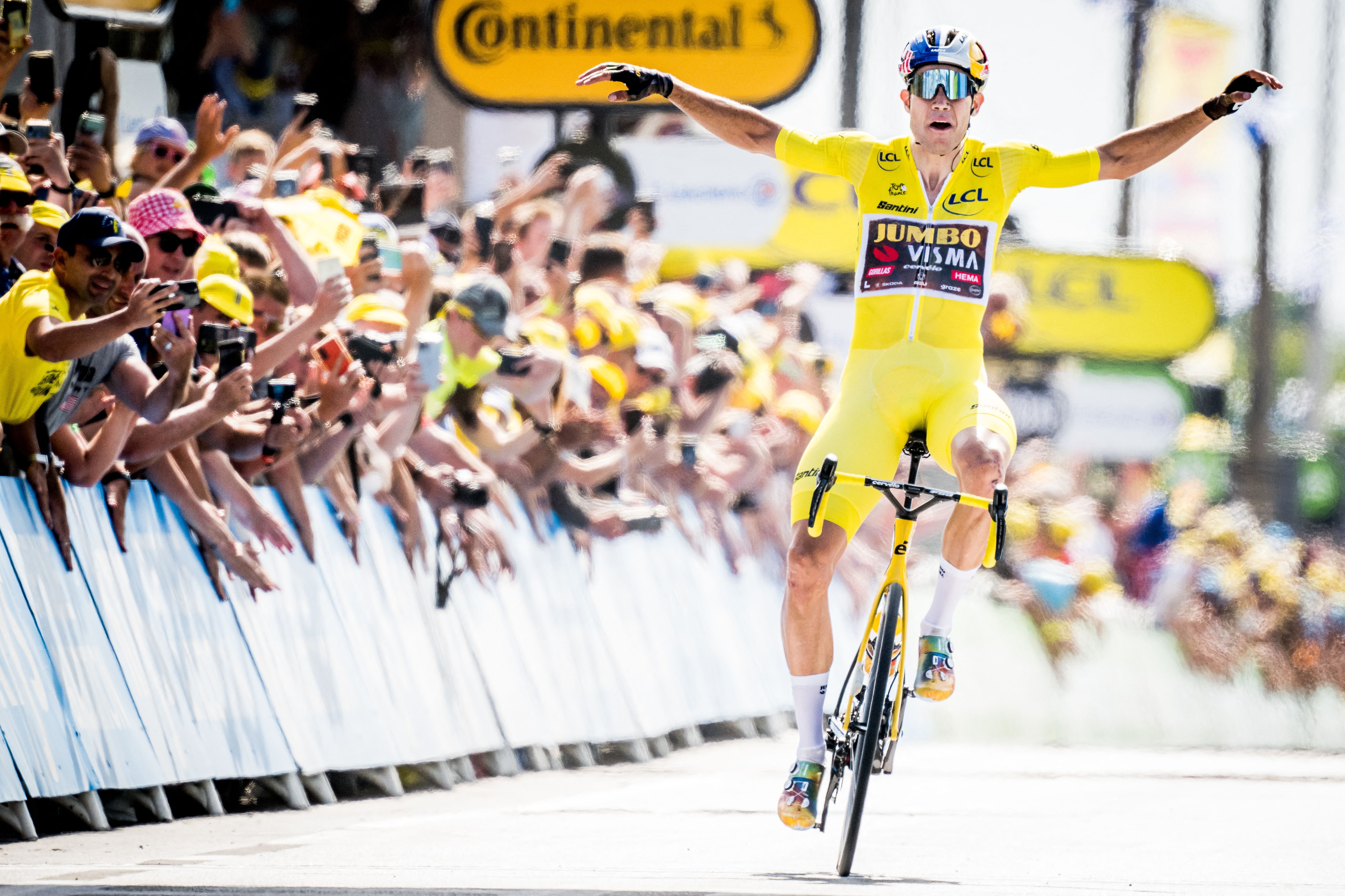 5730x3820 Wout van Aert wins Tour de France stage 4 in style and extends overall lead Boston Globe, Desktop