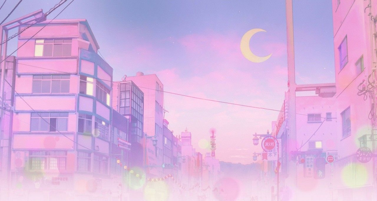 1280x690 Pink Anime Aesthetic Desktop Wallpaper.wallpaperaccess.com, Desktop