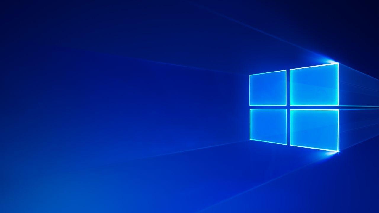 1280x720 Wallpaper Windows 10 S, Stock, Blue, HD, 4K, Technology, Desktop