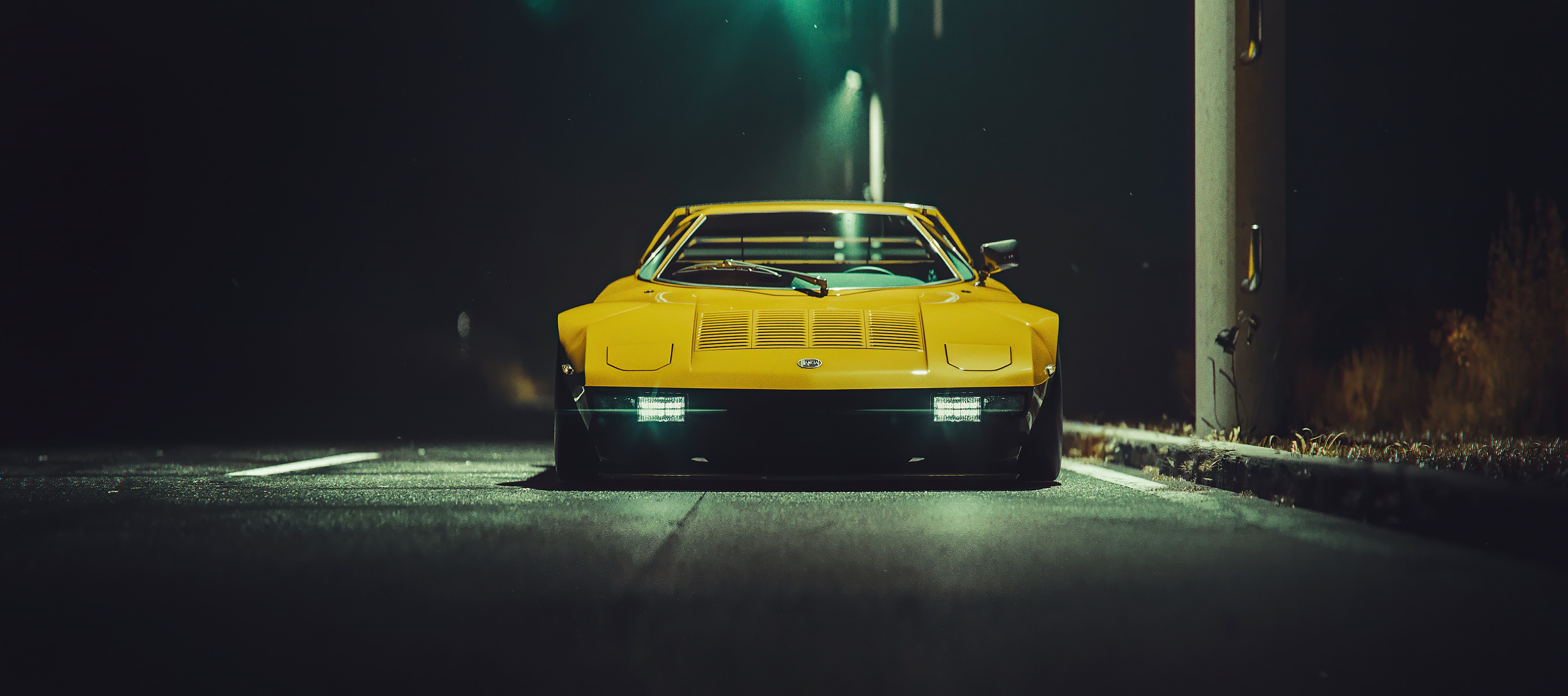 5120x2280 Mazda RX7 Yellow Wallpaper 5k Ultra HD, Dual Screen