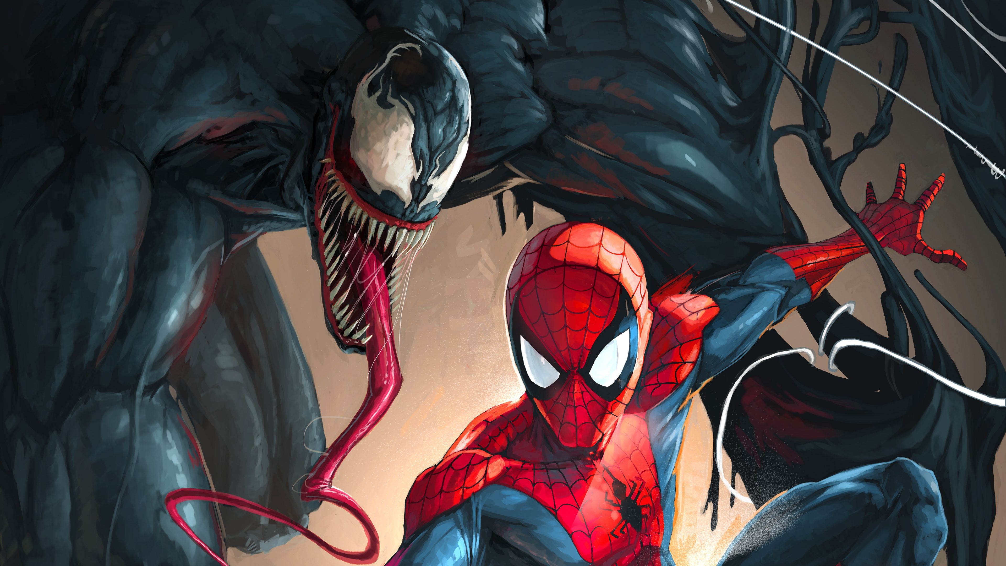 3840x2160 Wallpaper 4k Spiderman Venom 4k 4k Wallpaper, Artist Wallpaper, Artwork Wallpaper, Hd Wallpaper, Spiderman Wallpaper, Superheroes Wallpaper, Venom Wallpaper, Desktop