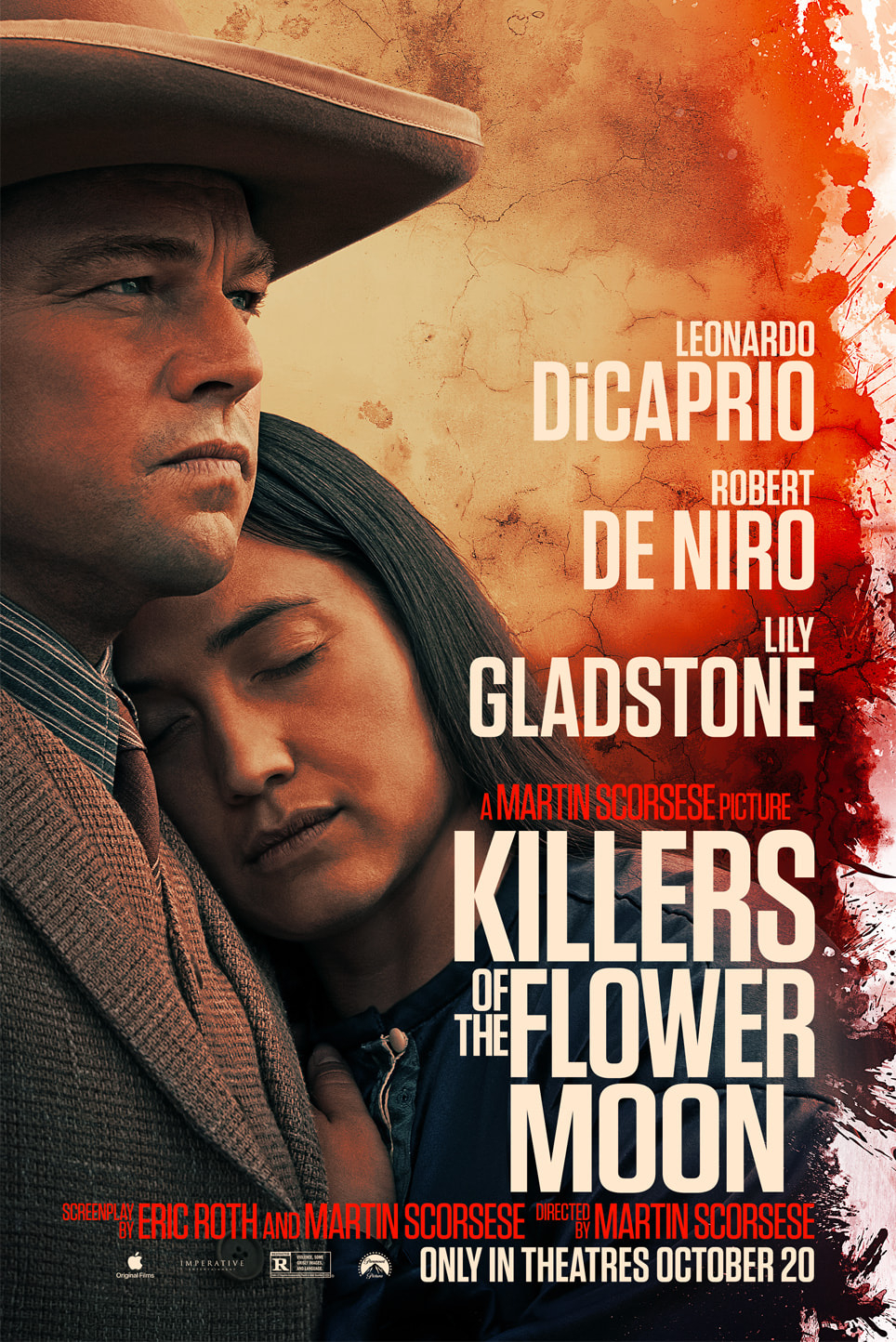 970x1450 Apple Original Films unveils “Killers of the Flower Moon” key art, and sets global theatrical release for Martin Scorsese's film on Friday, October 20 TV+ Press, Phone