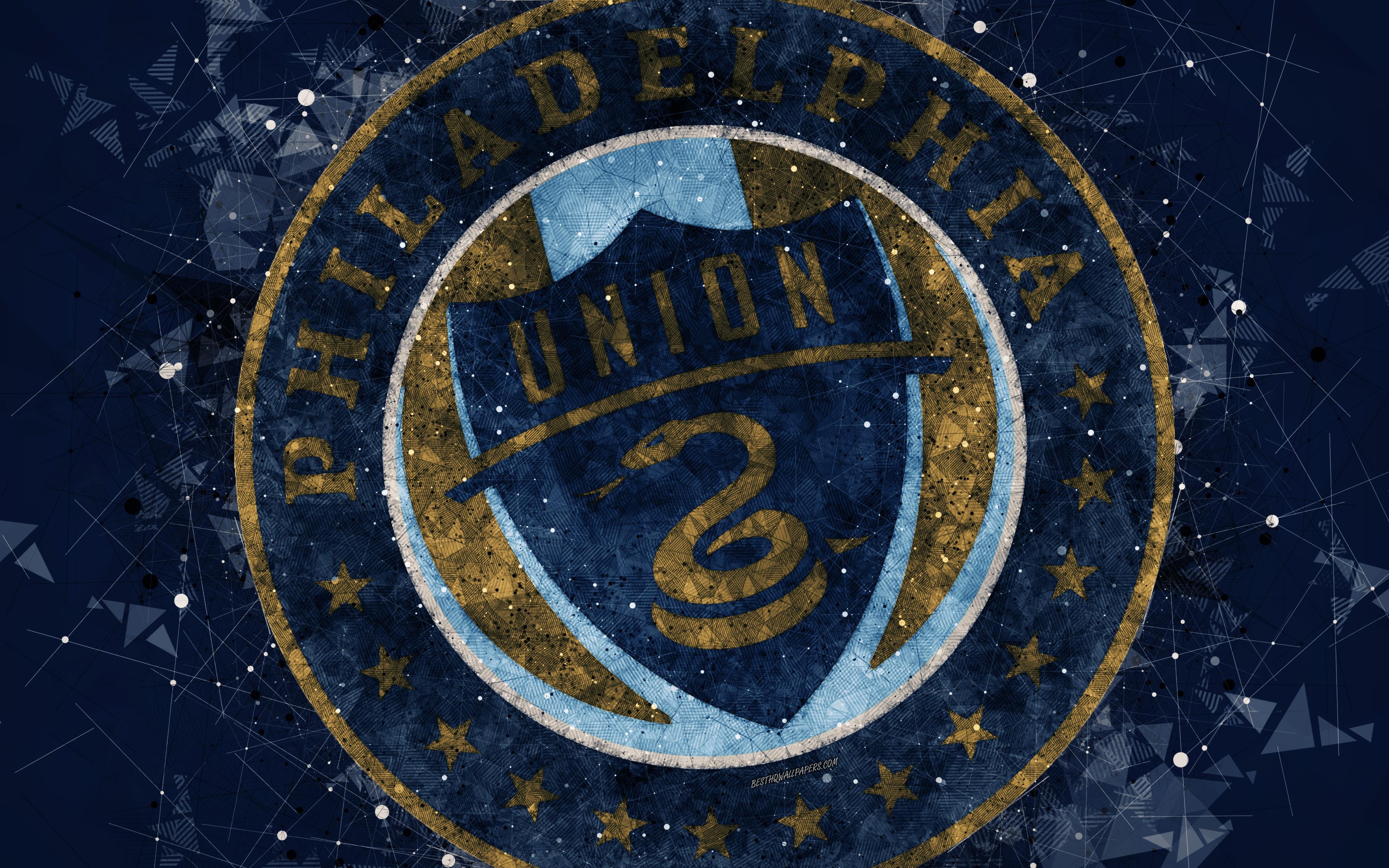 3840x2400 Download wallpaper Philadelphia Union, 4k, American soccer club, Desktop