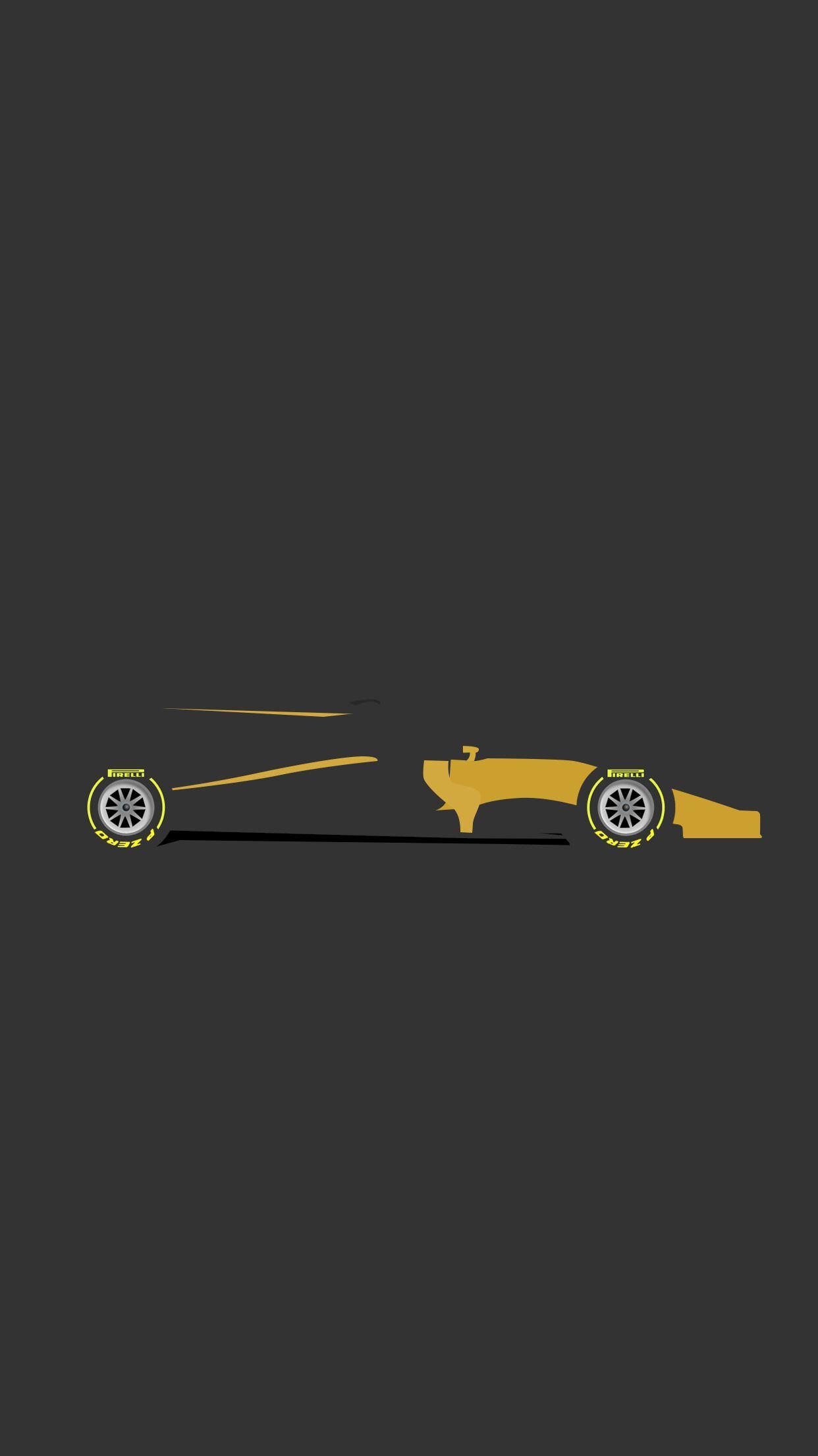 1250x2210 F1 2018 Minimal Mobile Wallpaper, Phone