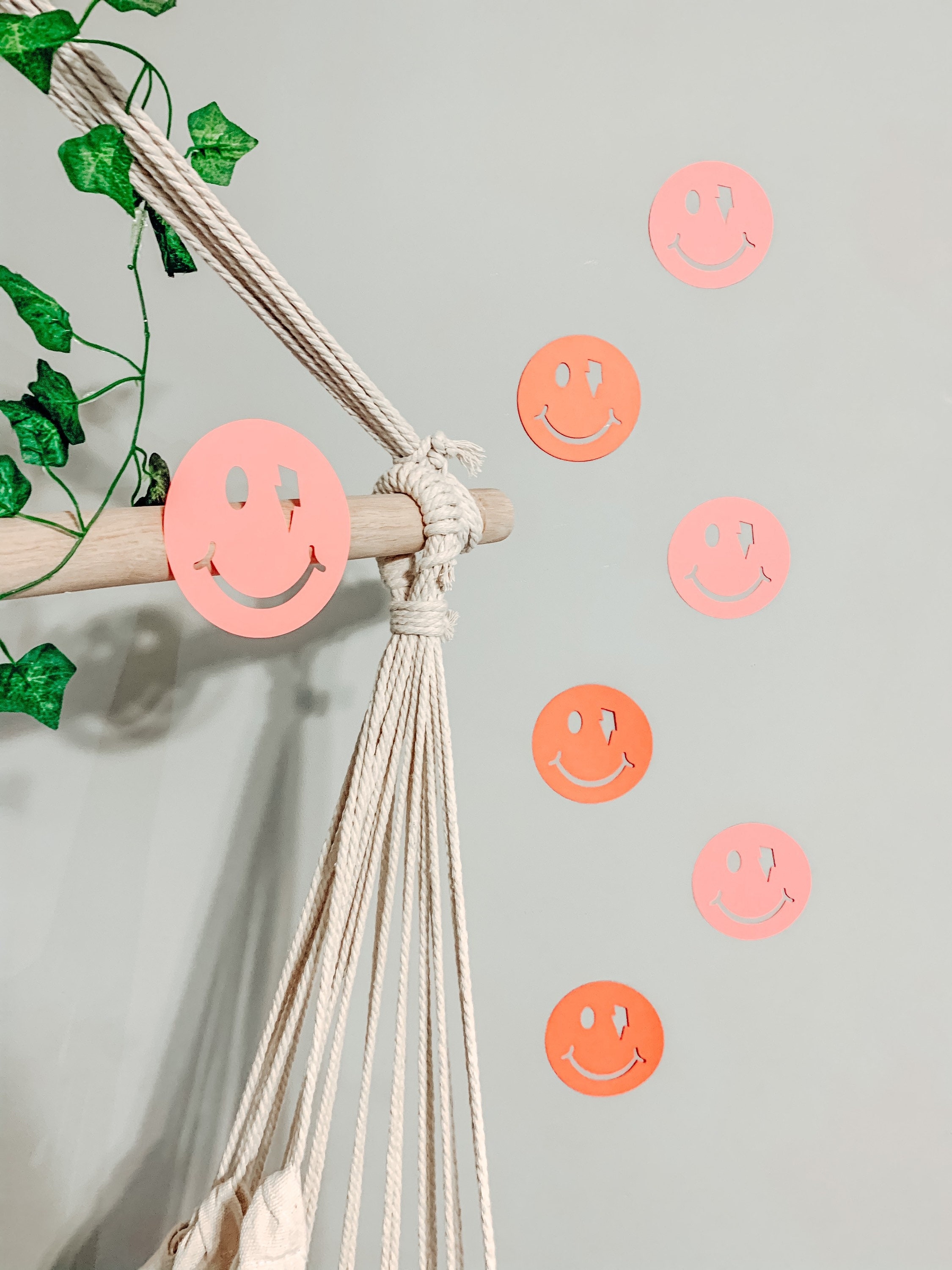 2250x3000 Pink Smiley Face Preppy Room Decor Aesthetic / Dorm Apartment, Phone