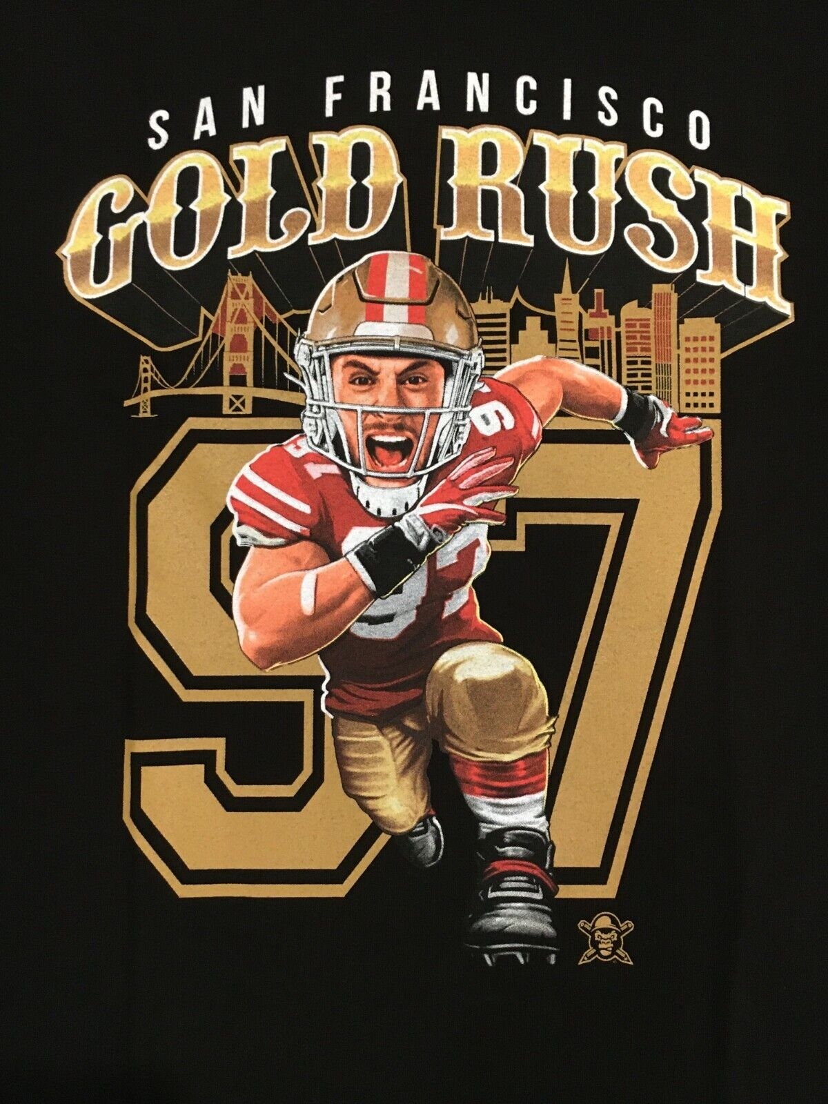 1200x1600 Nick Bosa San Francisco 49ers Gold, Phone