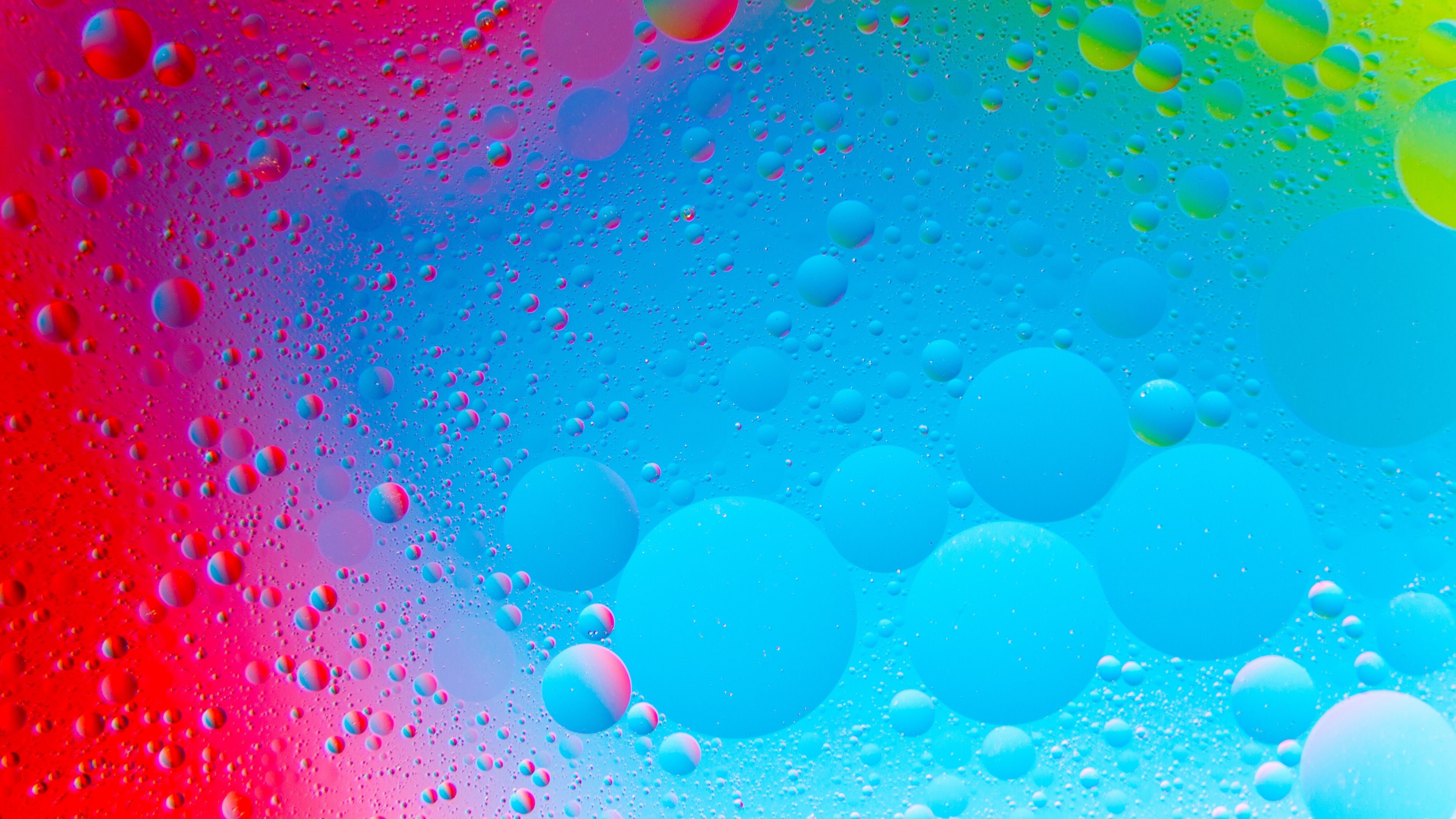 3840x2160 Vibrant Abstract Bubbles 4K Wallpaper, Desktop