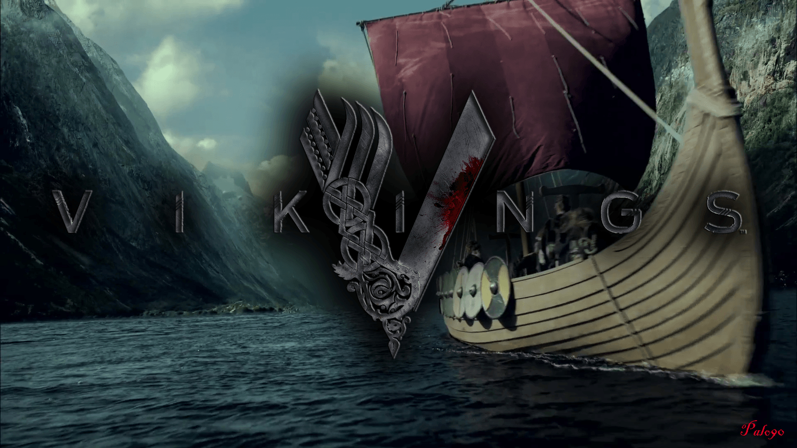 1600x900 vikings tv show. Vikings TV Series Logo Wallpaper. Wallpaper, Desktop