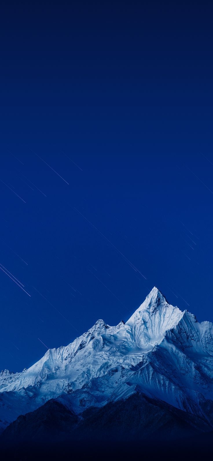 740x1600 Sky blue and snow mountain wallpaper background #sky #blue #mountain #snow #wall 4K. Blue wallpaper iphone, Samsung wallpaper, HD phone wallpaper, Phone