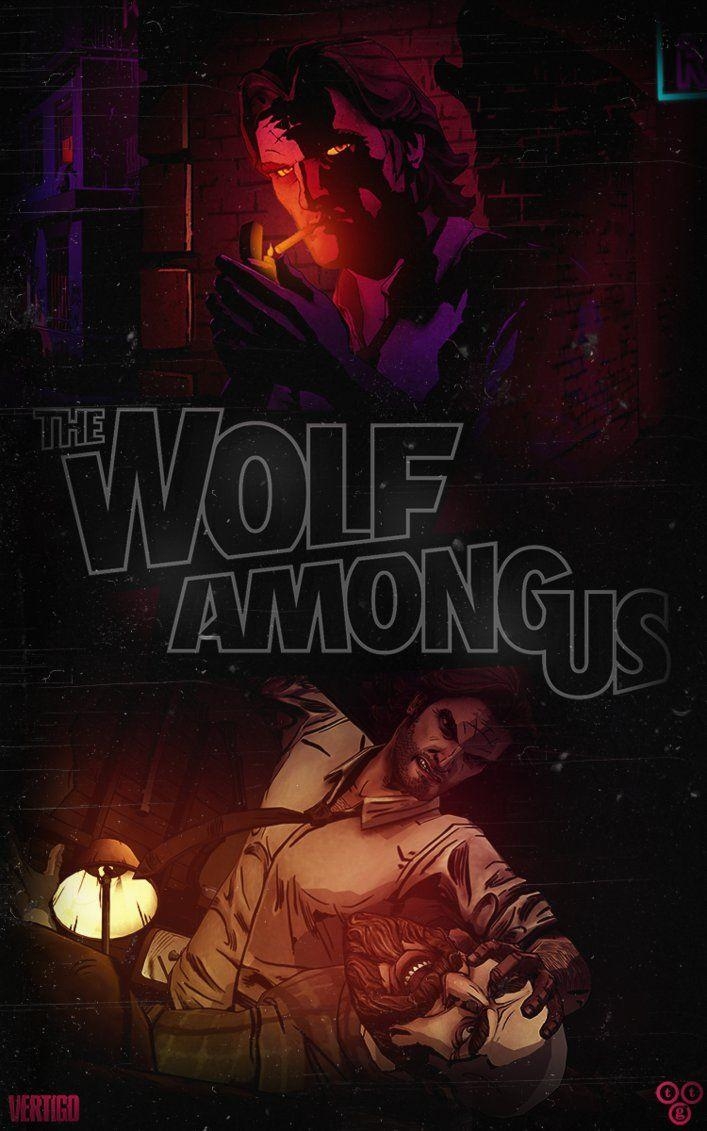 710x1140 The Wolf Among Us // Noir Logo, Phone