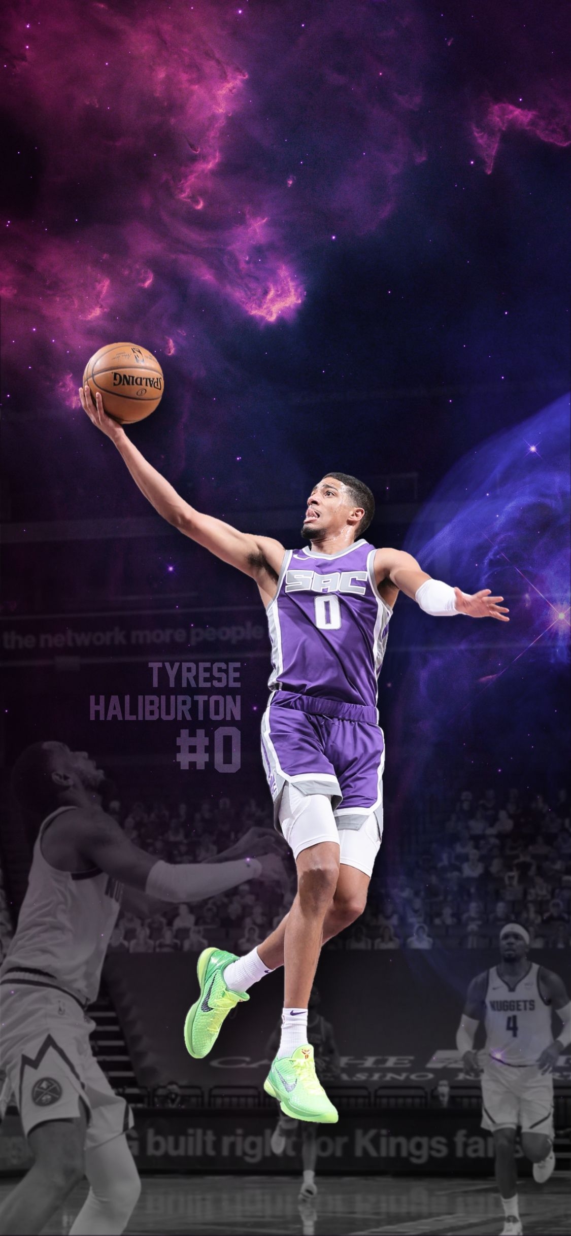 1130x2440 Tyrese Haliburton Sacramento Kings, Phone