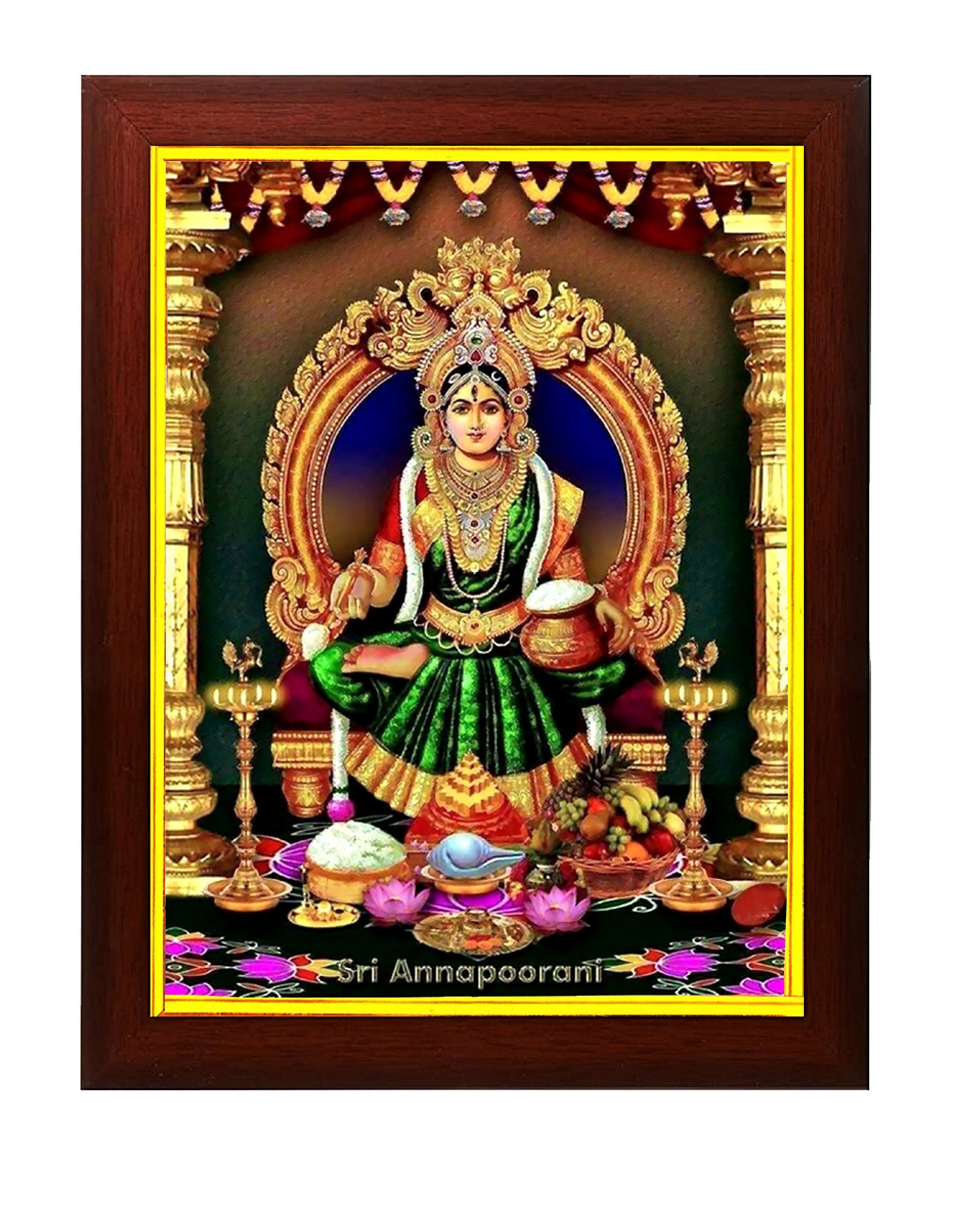 2410x3000 Maa Annapurna Devi / Mata Photo Frame, Phone