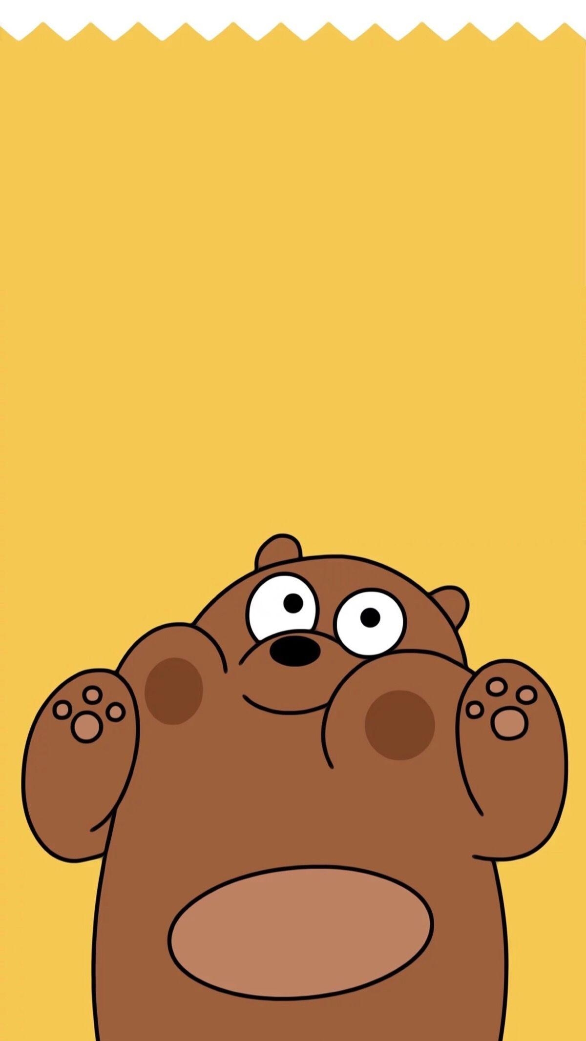 1200x2140 Grizz is so cute. We Bare Bears. We bare bears, Phone