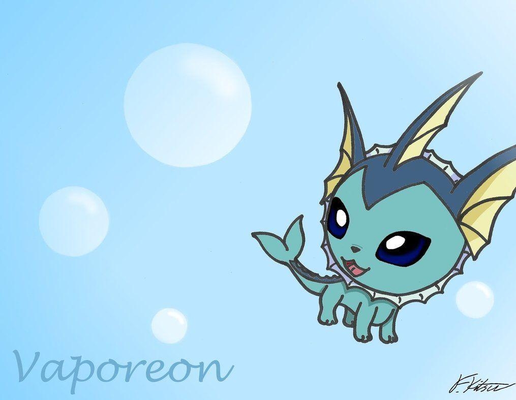 1020x790 Chibi Vaporeon Wallpaper, Desktop