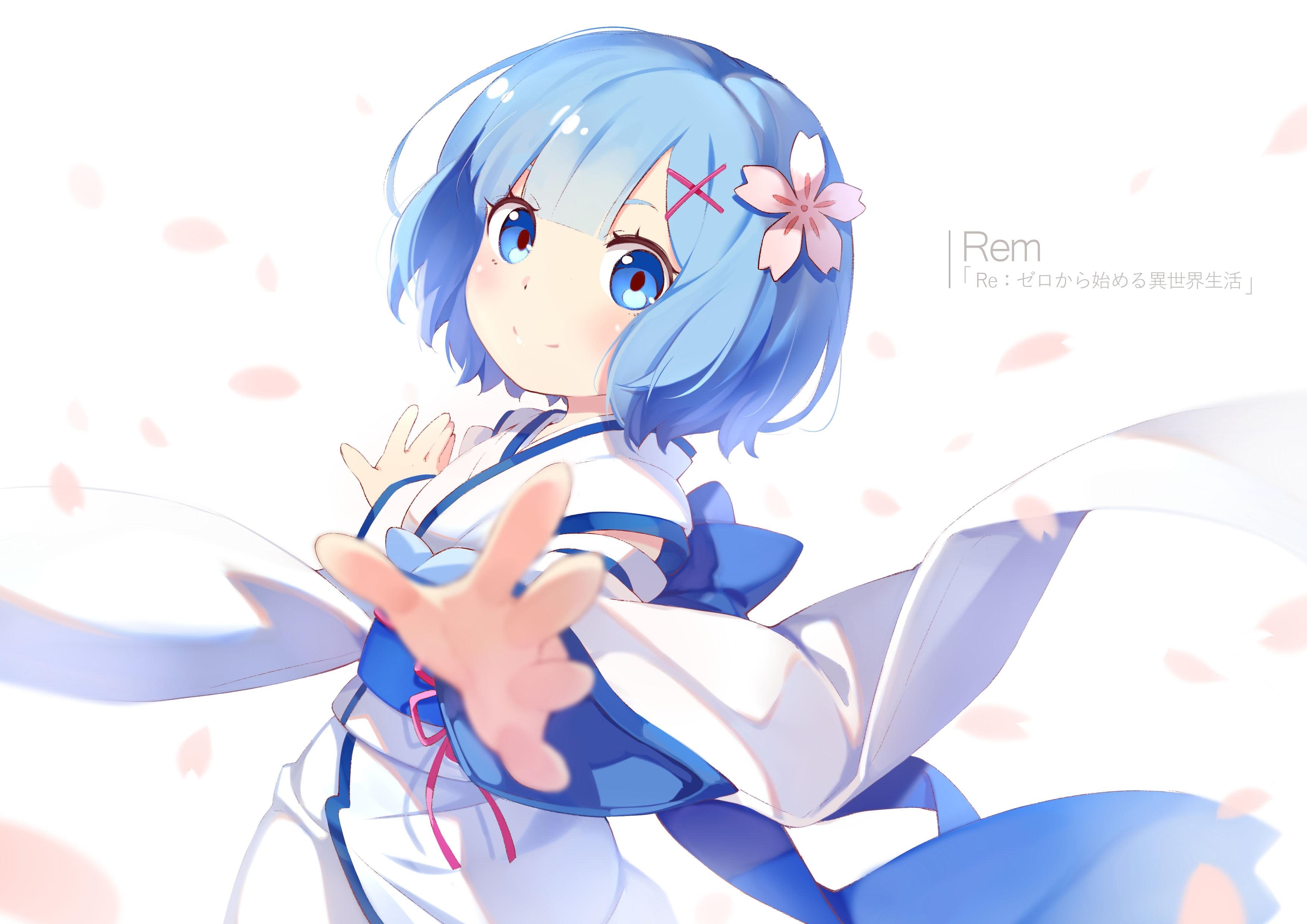 3510x2480 Rem, Re zero, Girl, Anime HD wallpaper, Desktop