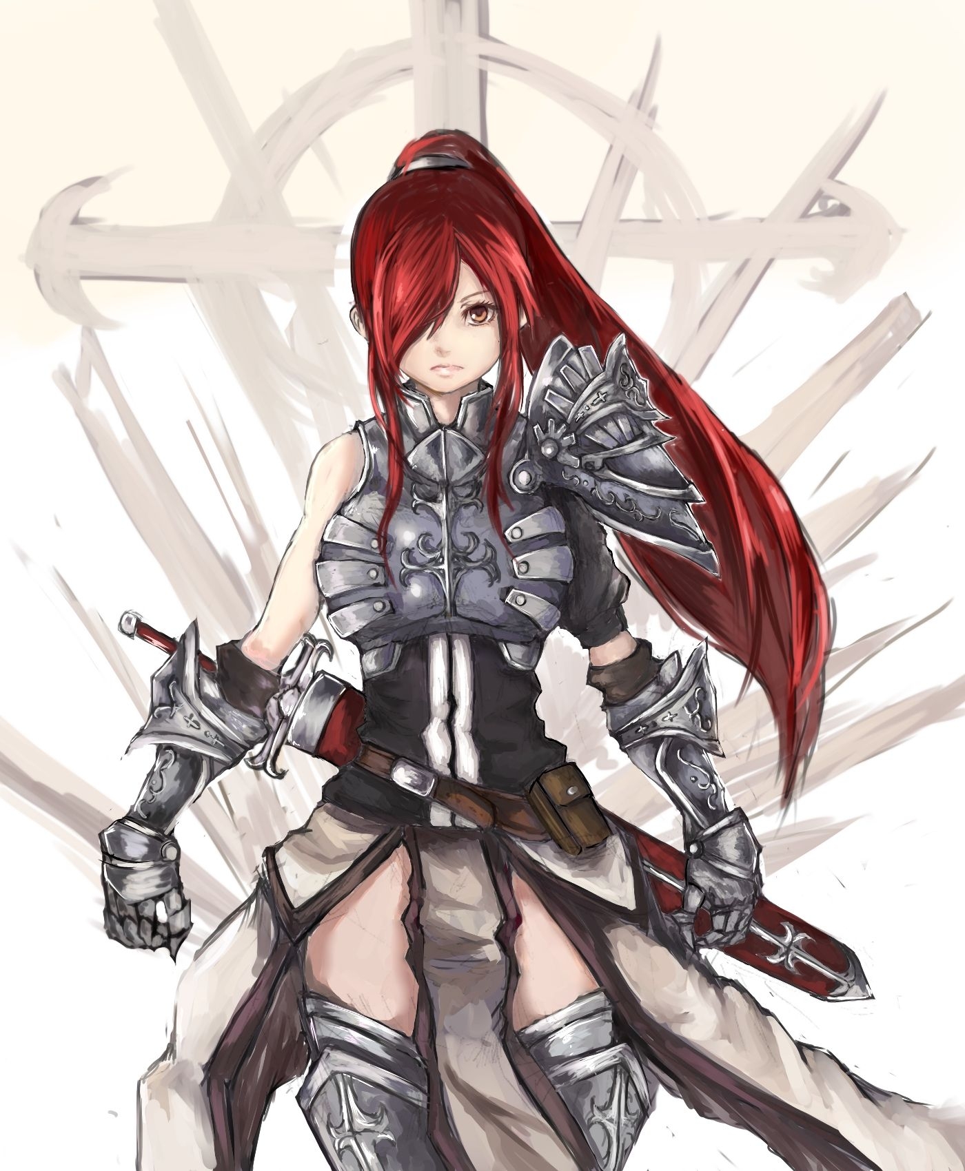 1400x1700 Erza Scarlet TAIL Anime Image Board, Phone