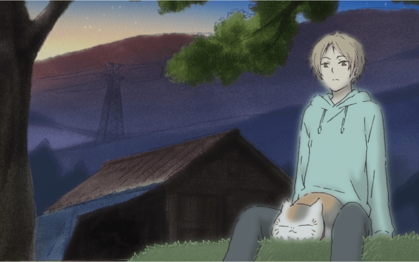 1440x900 Thought I'd share some wallpaper I made from the Natsume Yuujinchou, Desktop