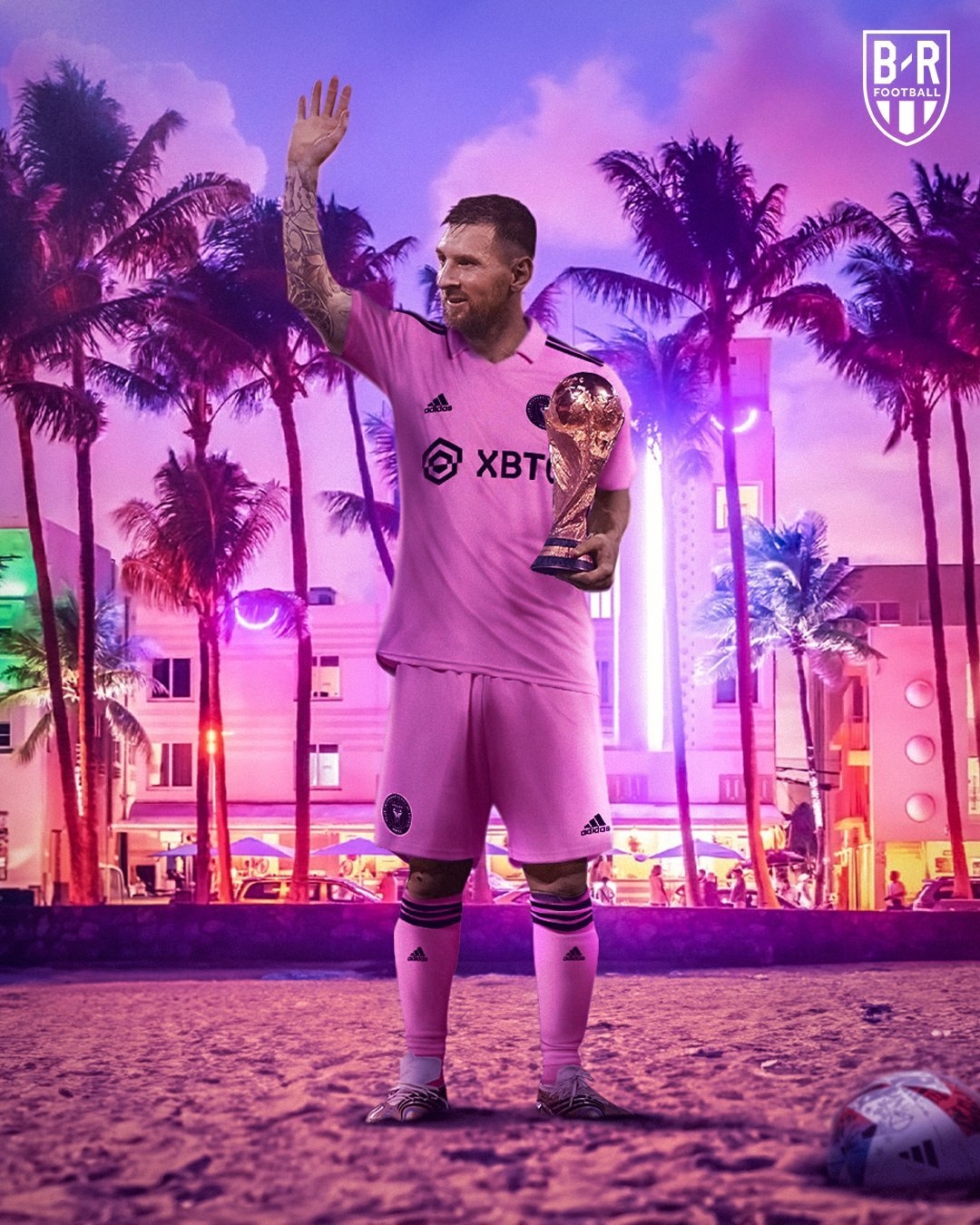 1080x1350 Messi Inter Miami Wallpaper, Phone