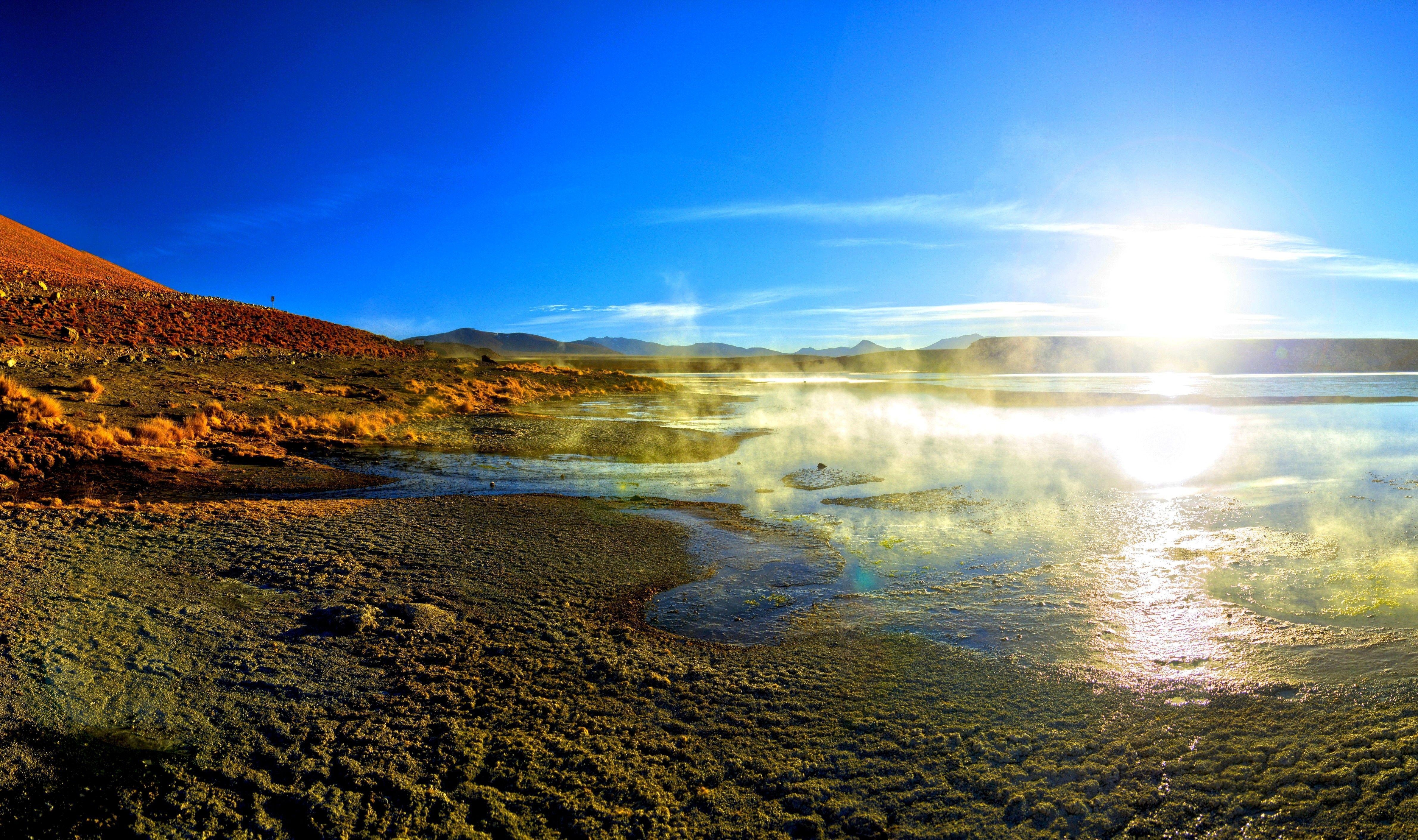 4770x2830 Beaches: Bolivia Coast Sky Nature Landscape Sunshine Coastal, Desktop