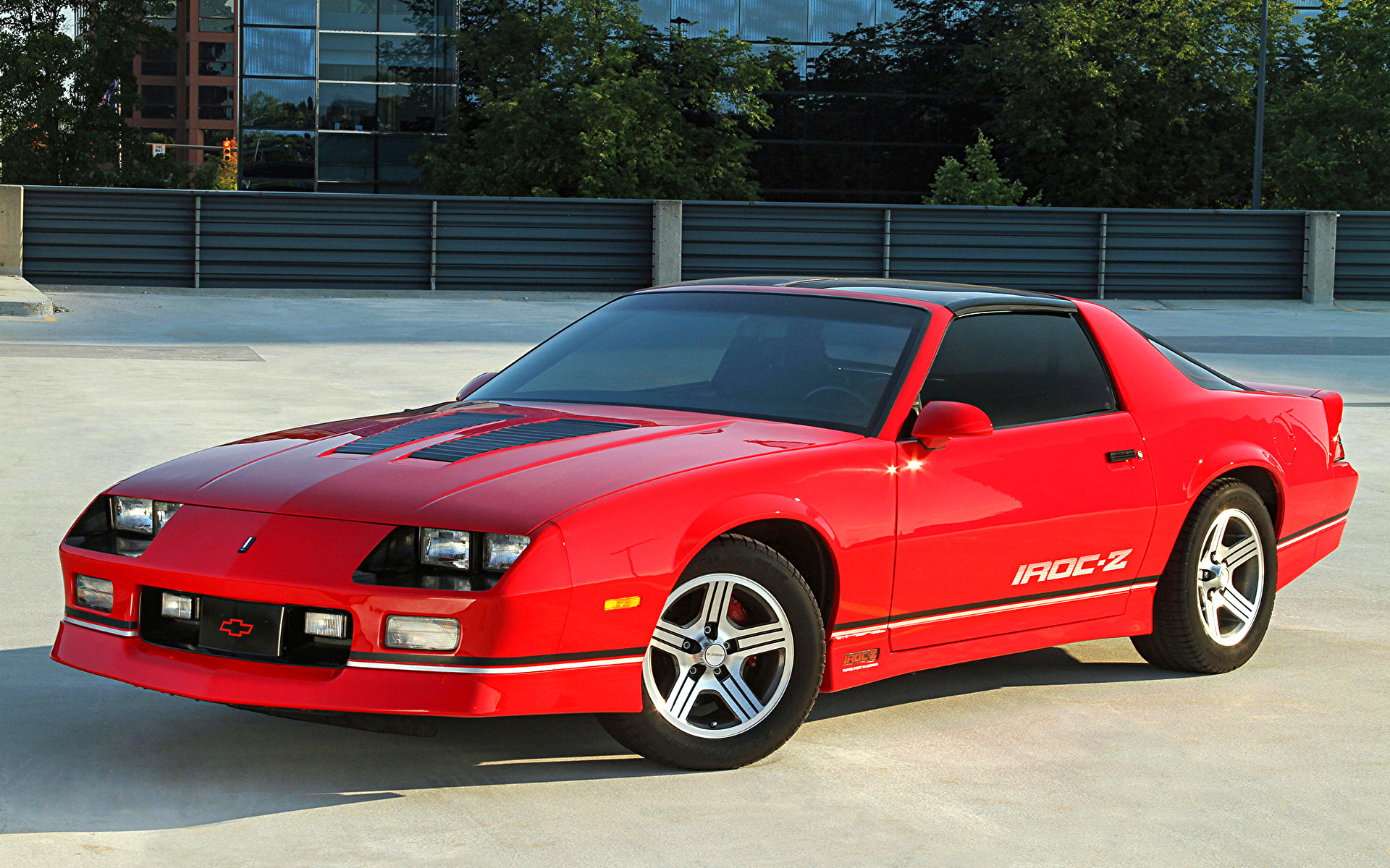 1920x1200 image Chevrolet 1988 90 Camaro IROC Z T Top Red Retro, Desktop