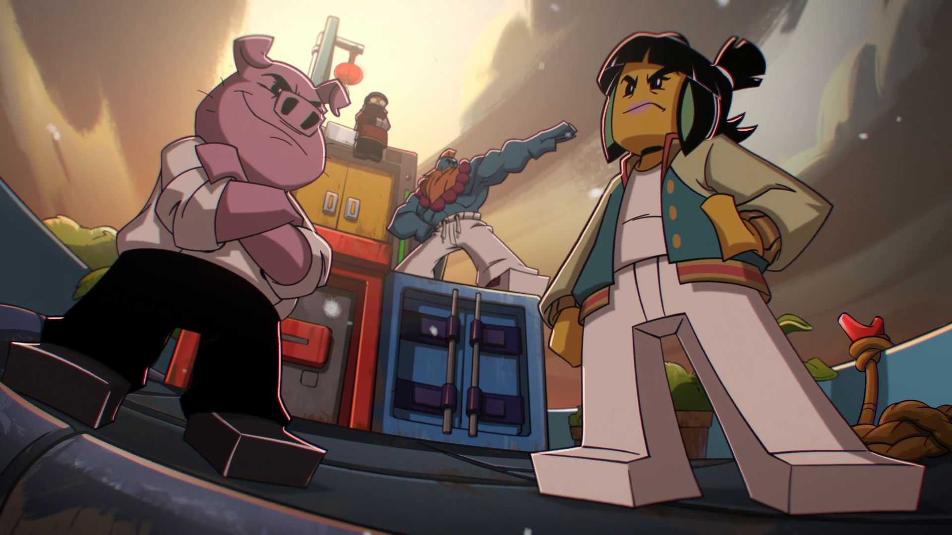 1920x1080 LEGO Monkie Kid: A Hero Is Born, Jack De Sena, Dave B. Mitchell, Stephanie Sheh, David Chen, Sean Schemmel, Patrick Seitz, Jeremy Adams, Alan Denton, Meghan Fitzmartin, Greg Hahn, Callie, Desktop