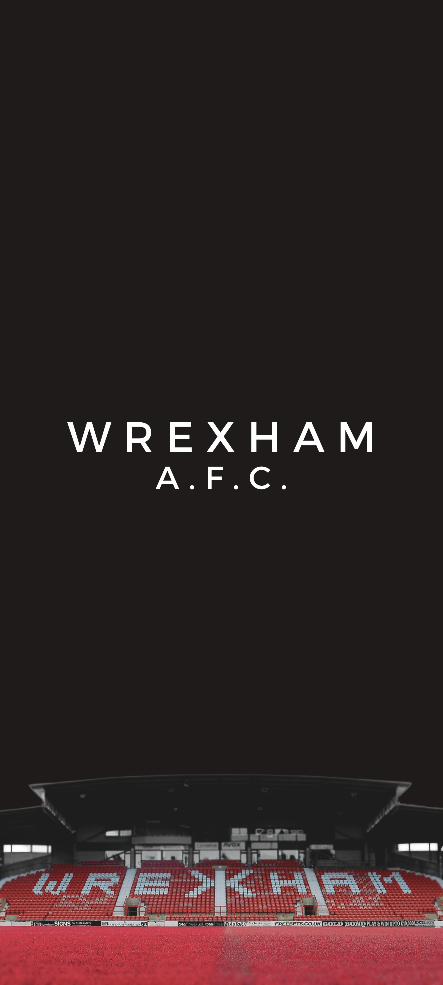 1440x3200 Had to make new Wrexham AFC wallpaper, Phone