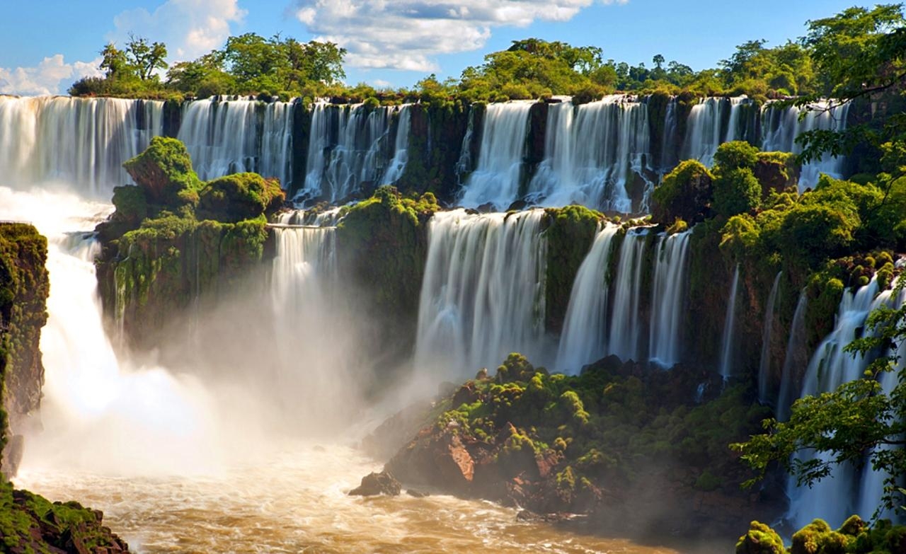 1280x790 Iguazu Falls Argentina And Brazil, Desktop