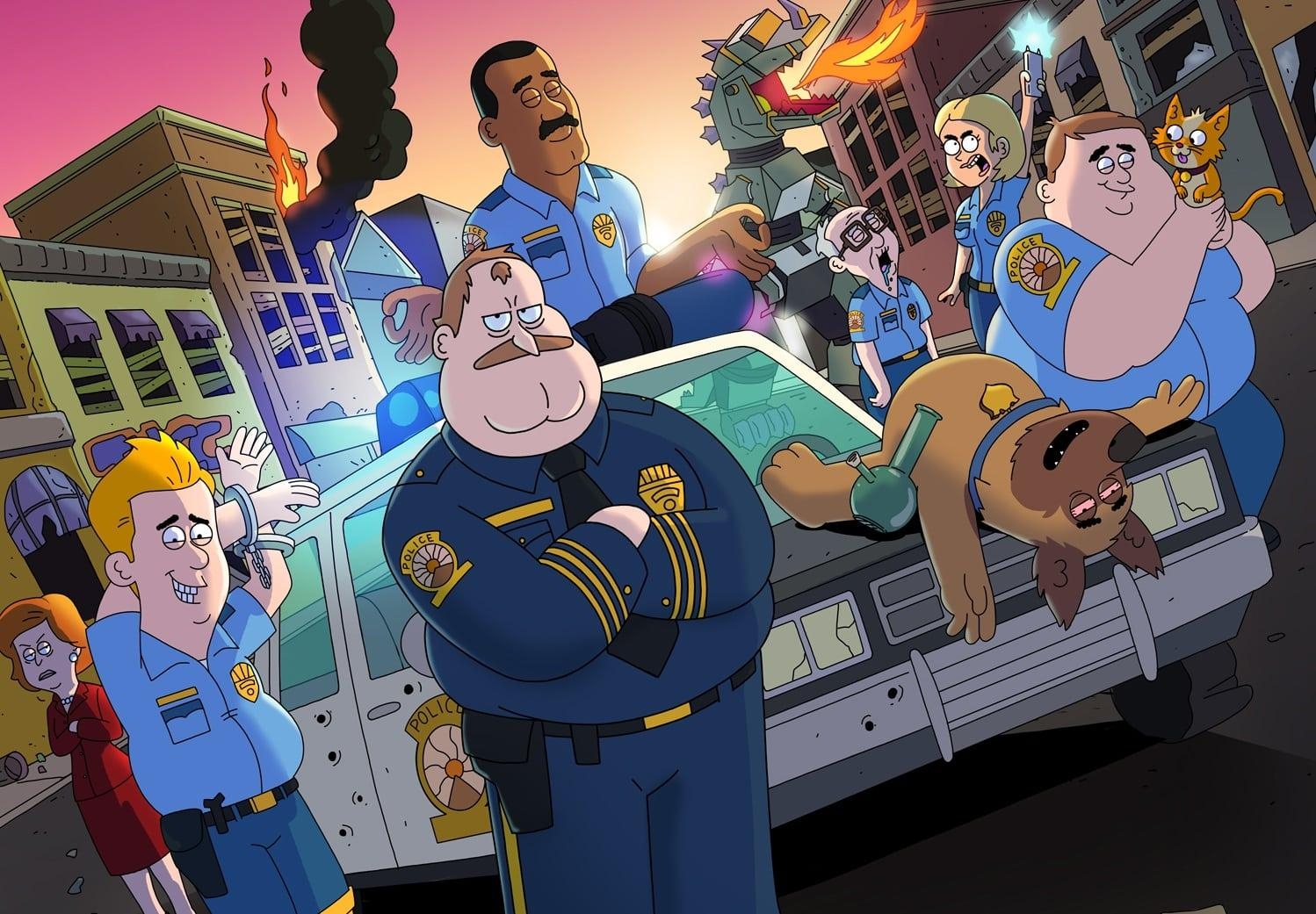 1500x1050 Netflix's new animated series Paradise PD gets a trailer, poster, Desktop