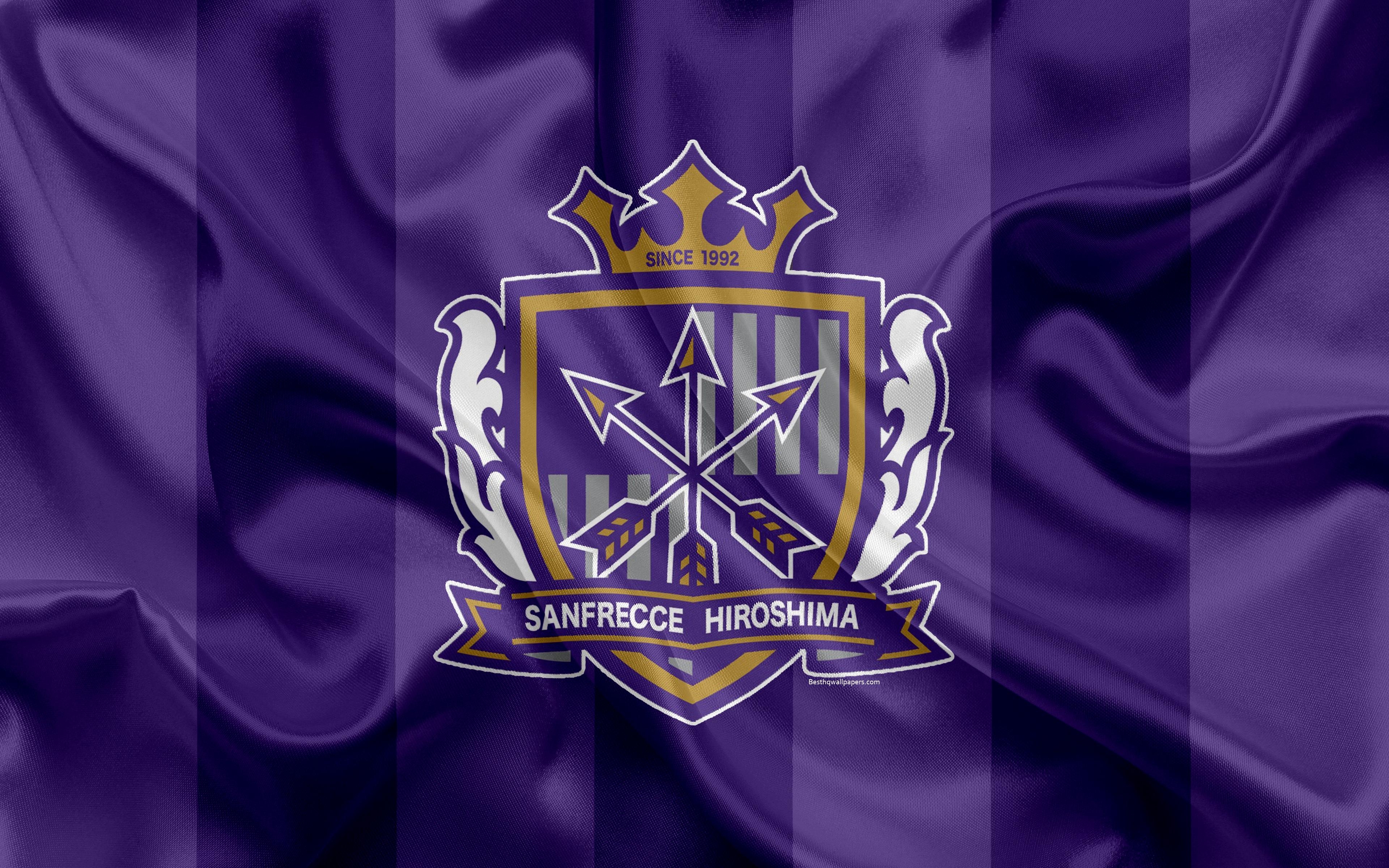 3840x2400 Download wallpaper Sanfrecce Hiroshima, FC, 4k, Japanese football, Desktop