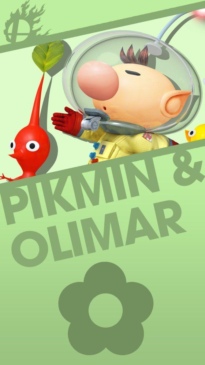 670x1200 Pikmin and Olimar Smash Bros. Phone Wallpaper, Phone