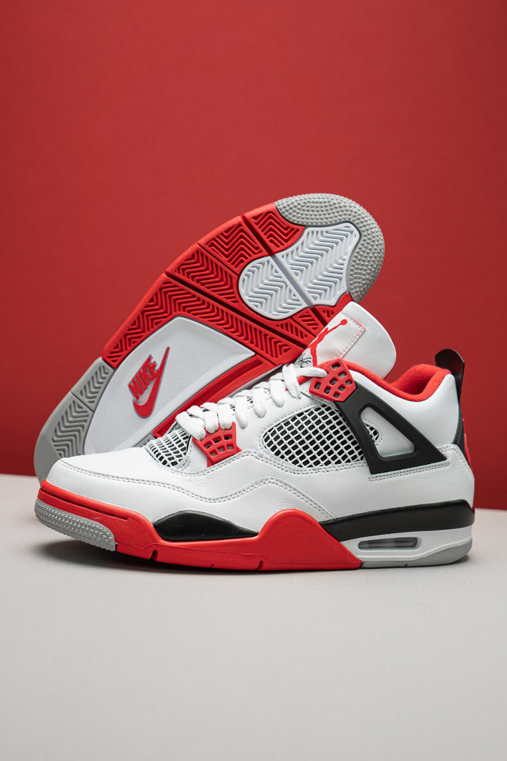 1000x1500 Air Jordan 4 Retro Fire Red 2020 Goods. Jordan 4 retro fire red, Shoes sneakers jordans, White nike shoes, Phone