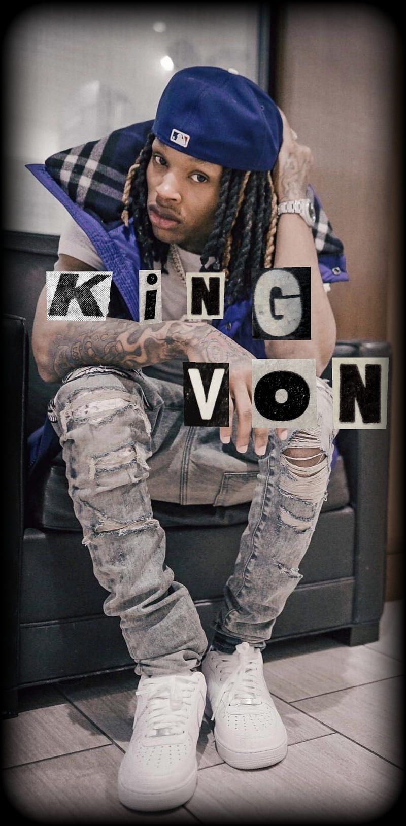 800x1630 King von rapper aesthetic, Phone