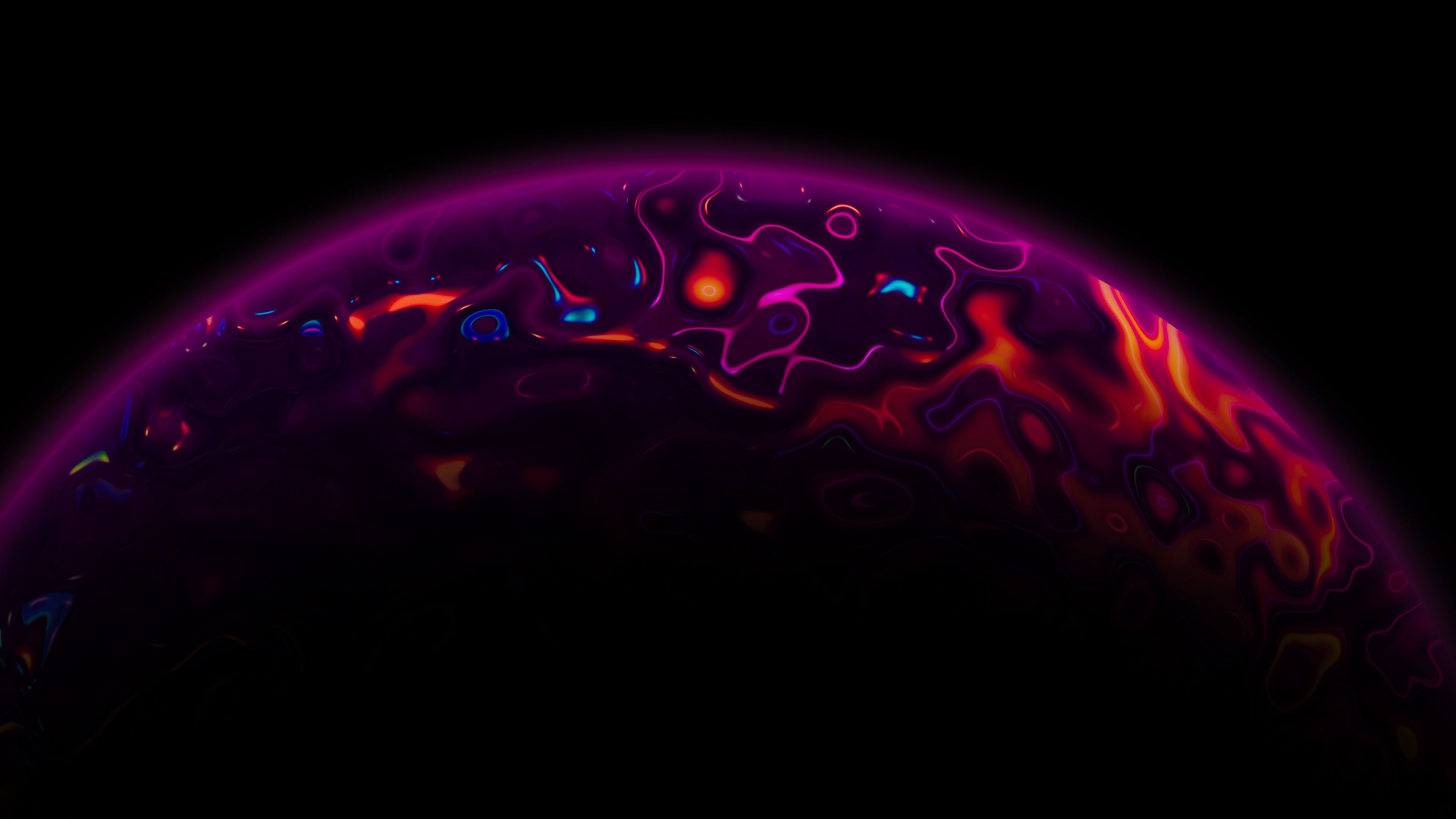 3840x2160 Artistic Purple Planet 720x1520 Resolution Wallpaper, HD, Desktop