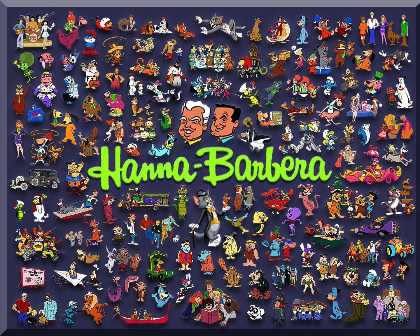 1440x1160 Hanna Barbera Cartoon Collage Barbera Wallpaper. Food, Desktop