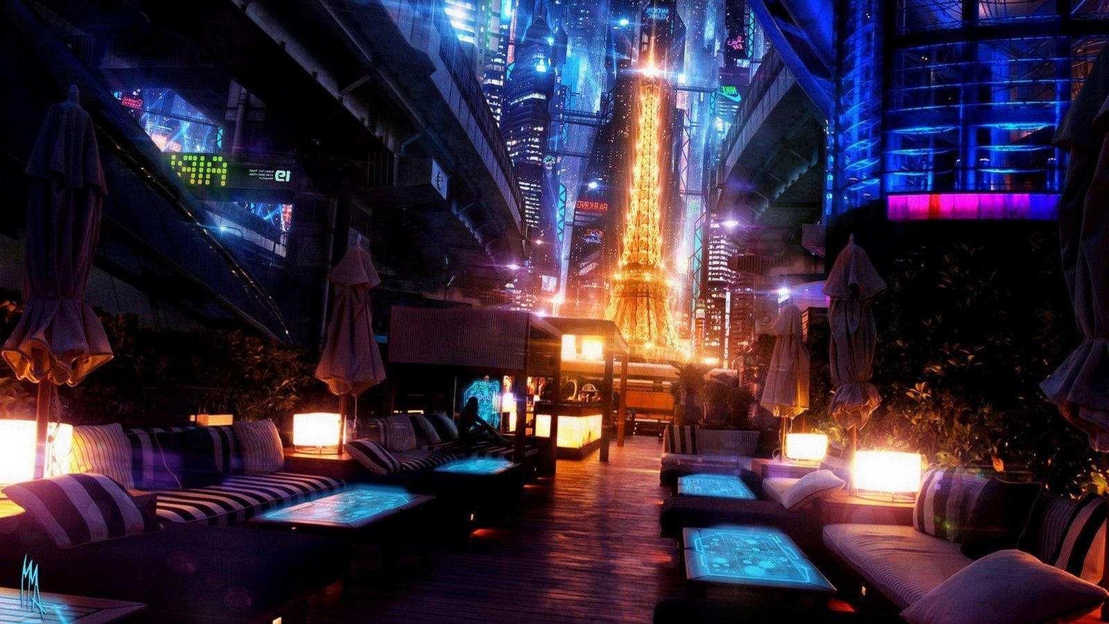 1600x900 Japan Cyberpunk Wallpaper Free Japan Cyberpunk Background, Desktop