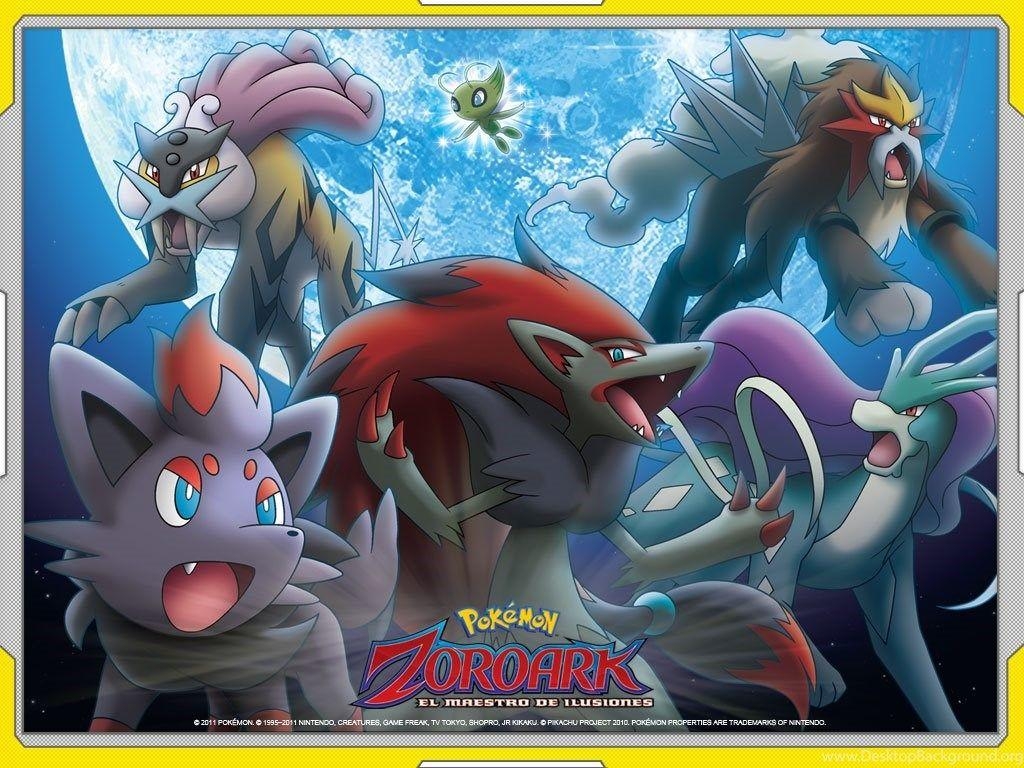 1030x770 Zoroark And The Legendary Dogs Legendary Pokemon Wallpaper, Desktop