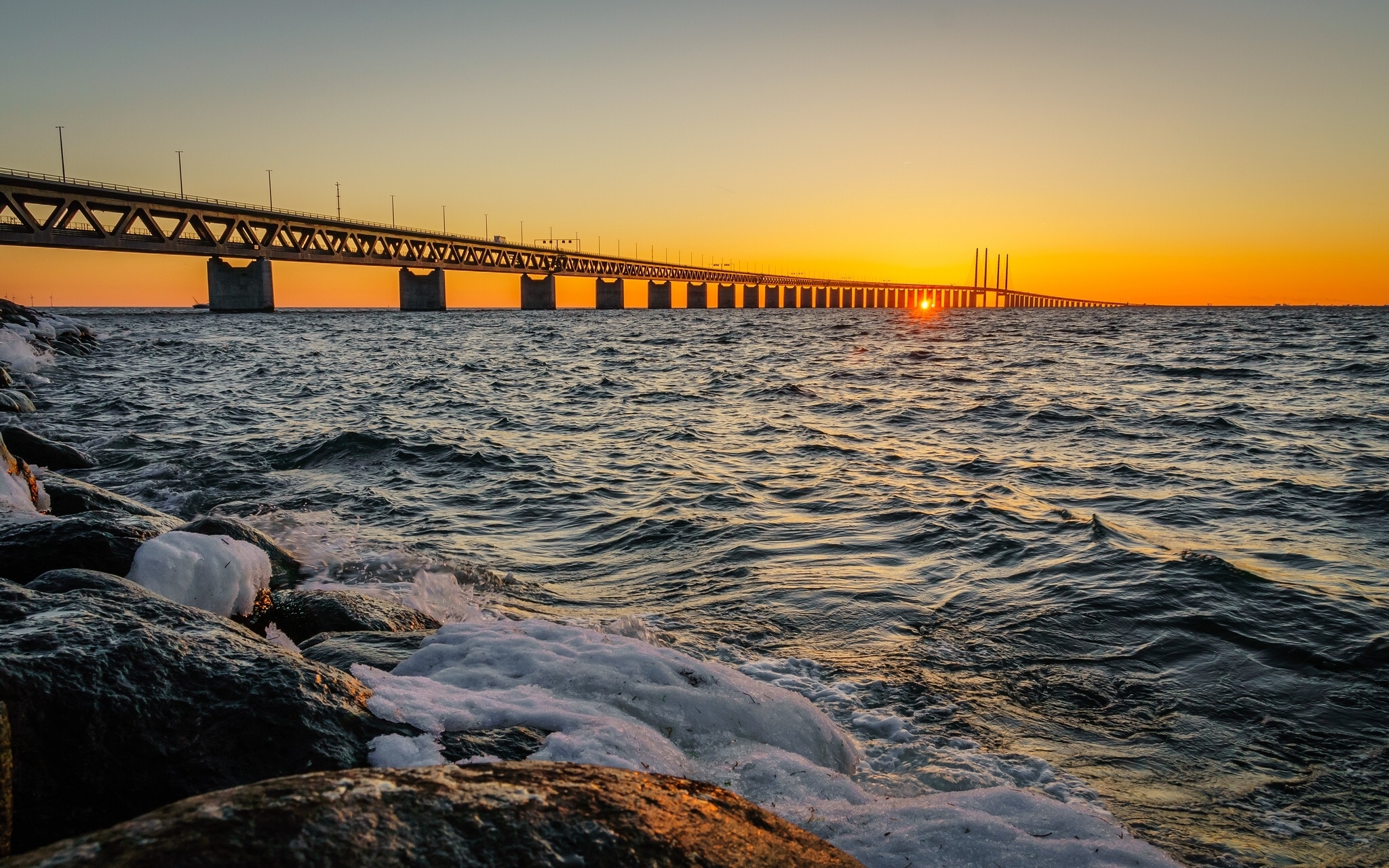 2050x1280 Download  Oresund Bridge wallpaper, Desktop