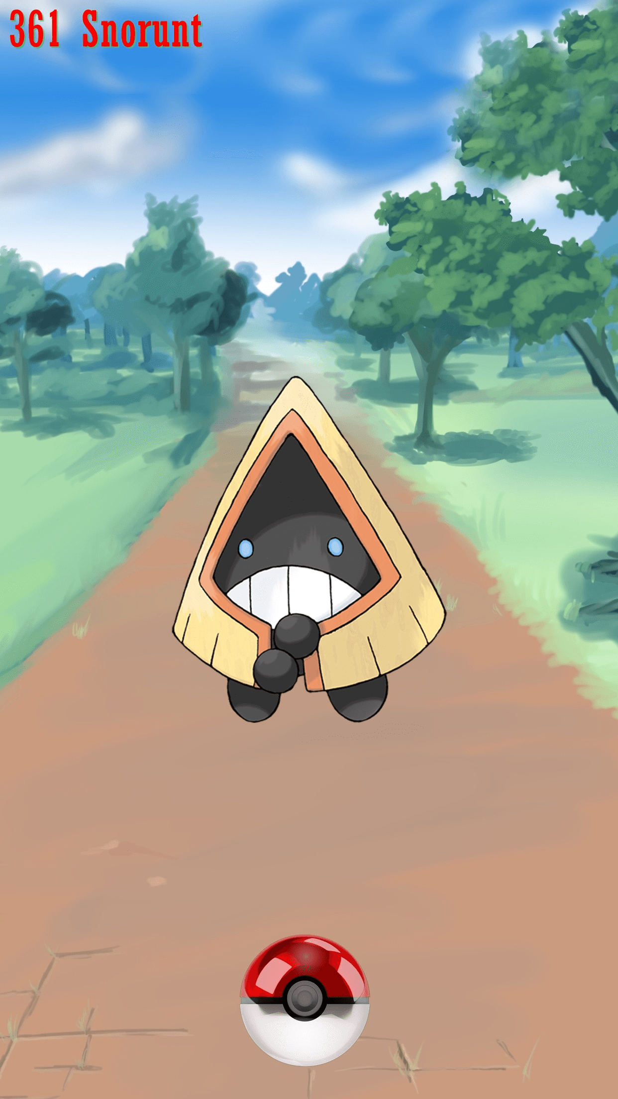 1250x2210 Street Pokeball Snorunt, Phone