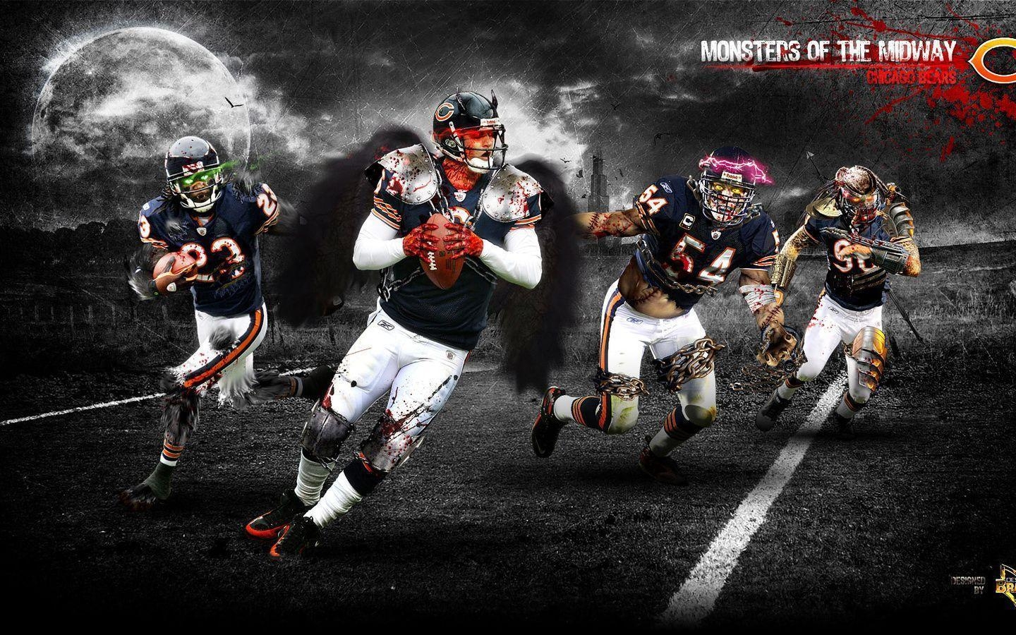 1440x900 Football, American Football, Nfl, Chicago Bears, Sports, Desktop