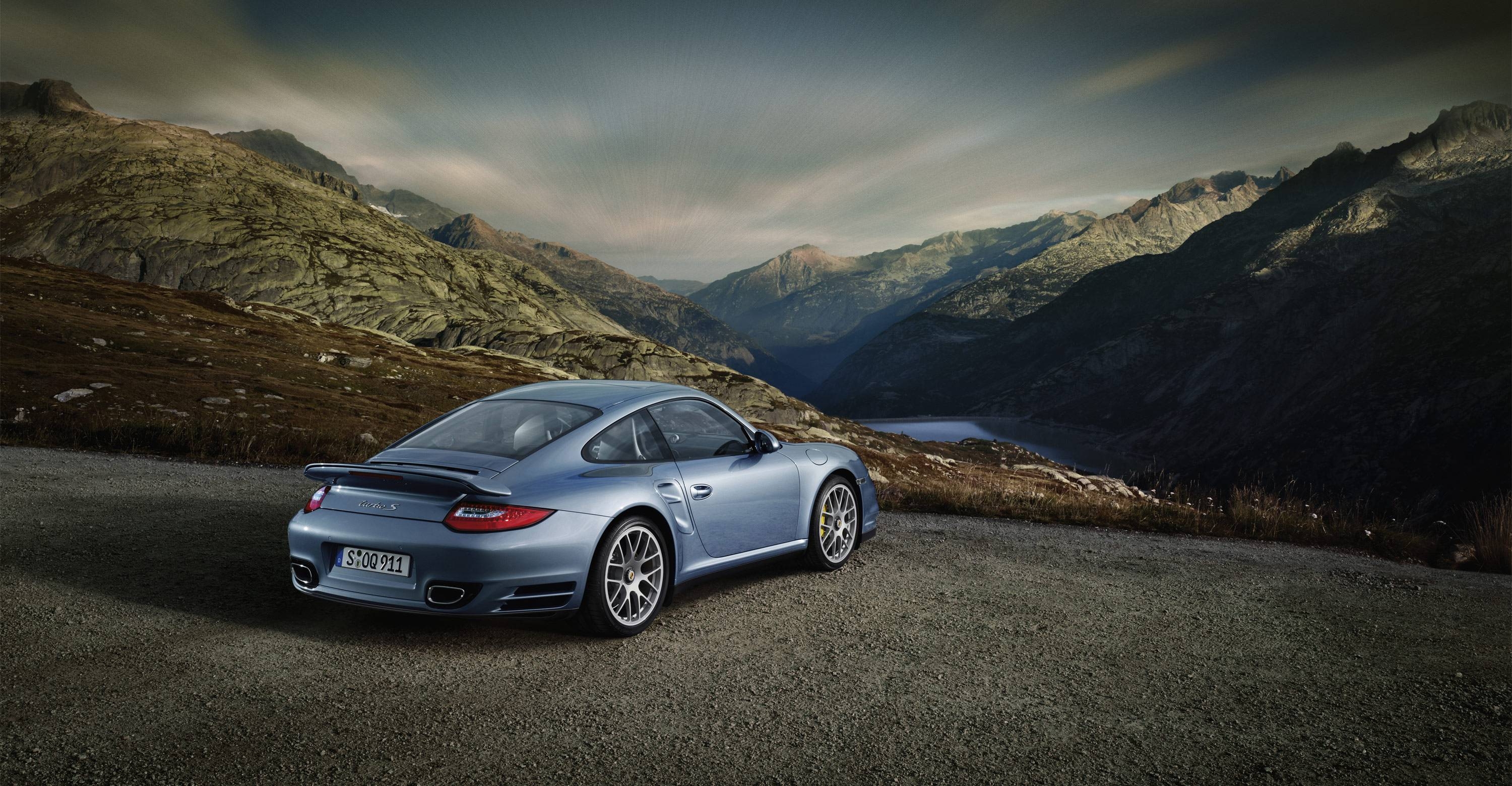 3000x1560 Ice Blue Porsche 911 Turbo S wallpaper, Desktop