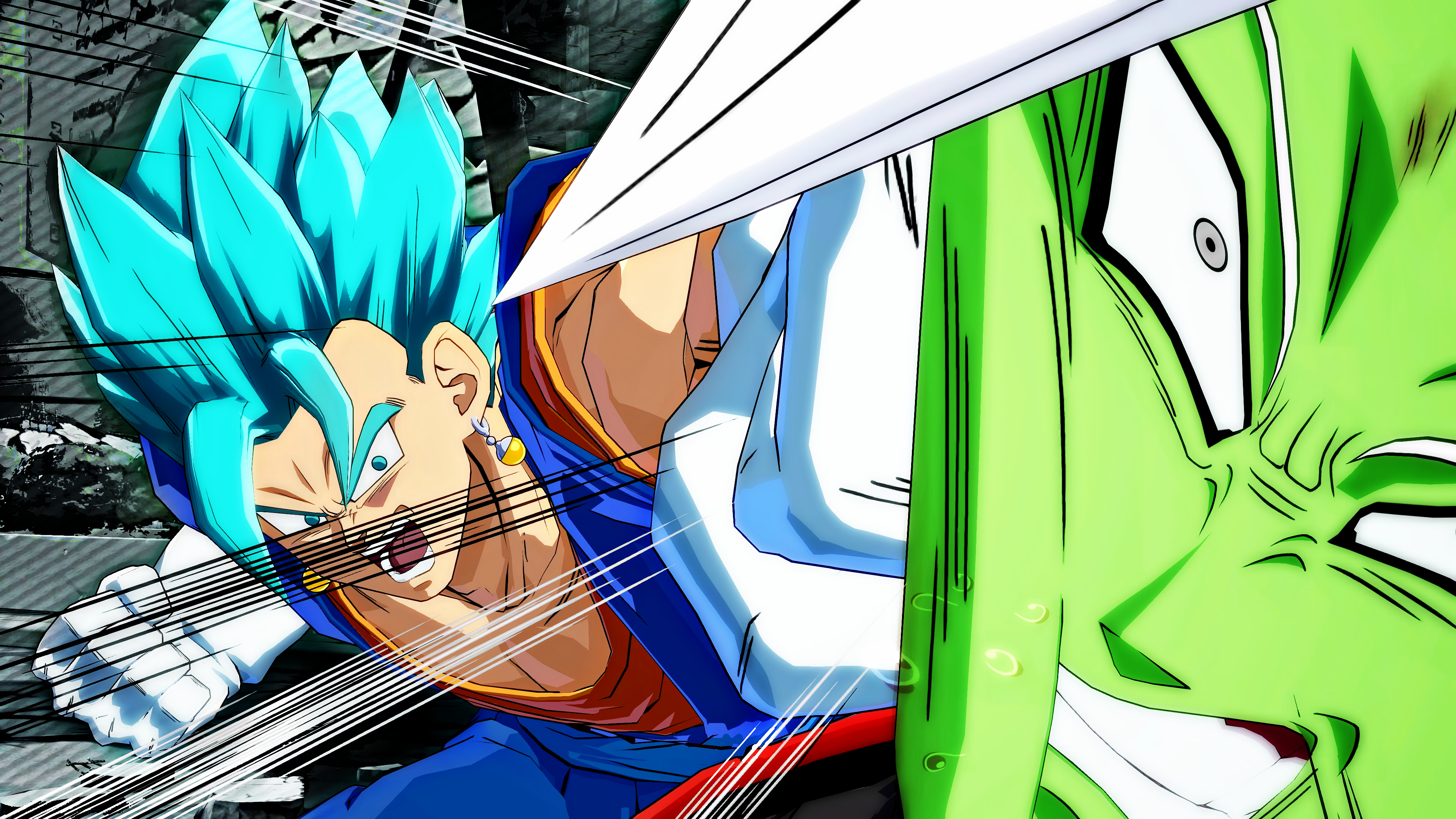 3840x2160 Vegito SSJ Blue VS Fused Zamasu 4K Wallpaper, Desktop