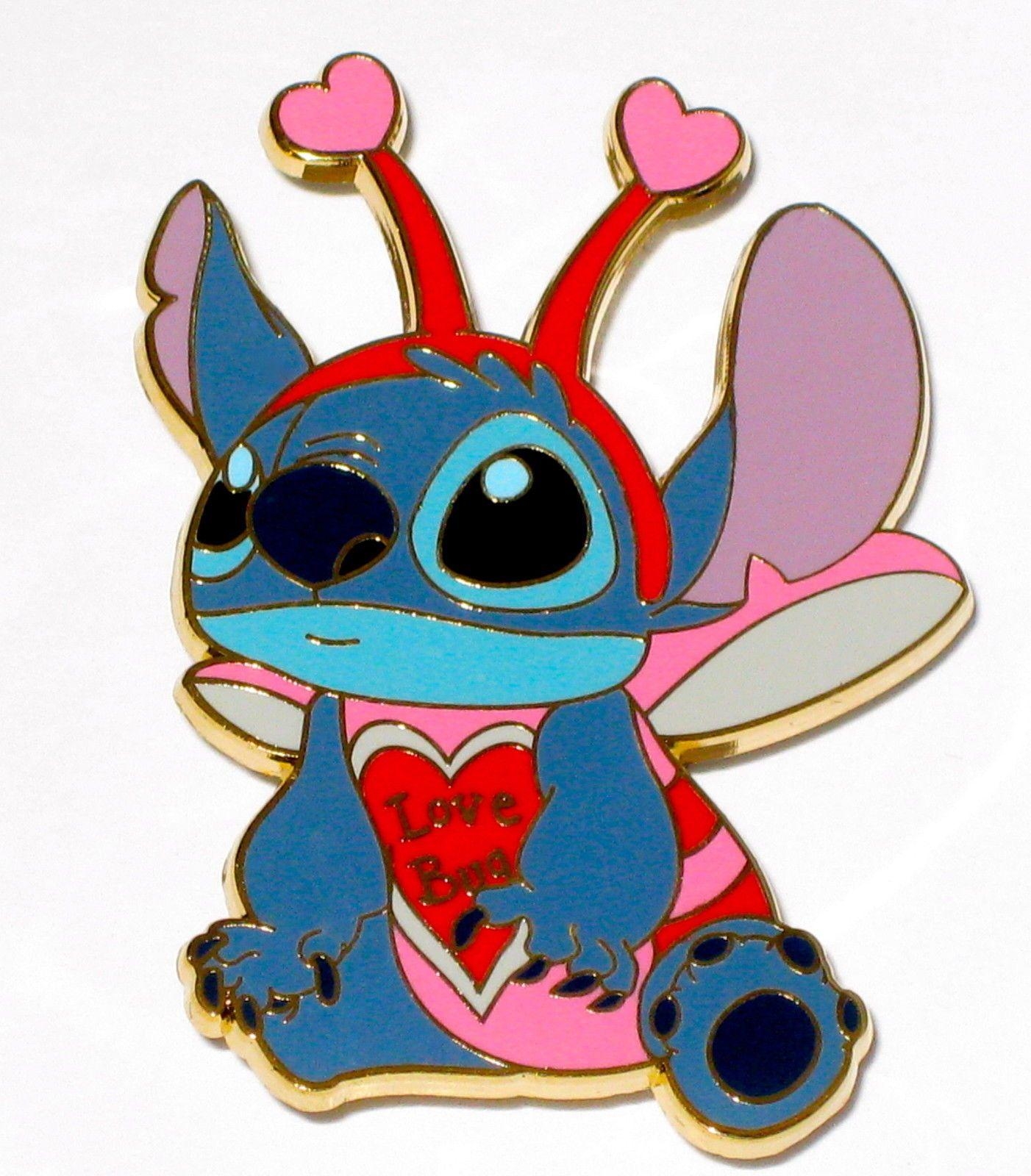 1410x1600 Disney's Lilo & Stitch Love Bug Valentine's Day pin. Disney, Phone