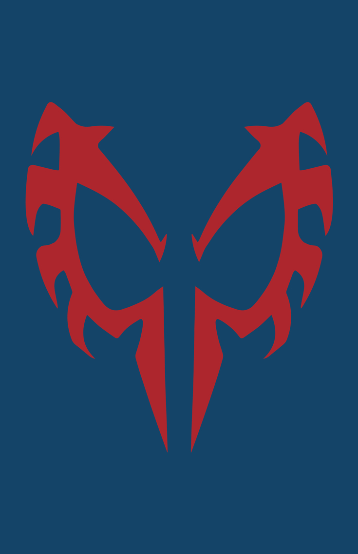 740x1140 Spider Man 2099 Mask Minimalist Design, Phone