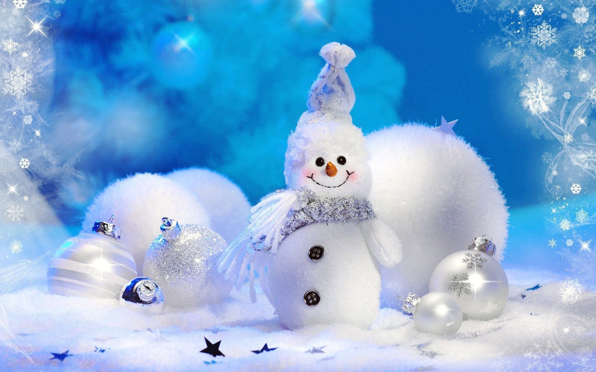 1920x1200 Free Christmas Snowman Wallpaper Wallpaper For Chromebooks, Desktop